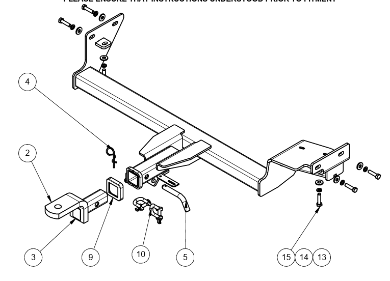 HAYMAN REESE TOWBAR TO SUIT Hyundai i30 (2/2009 to 4/2012)
