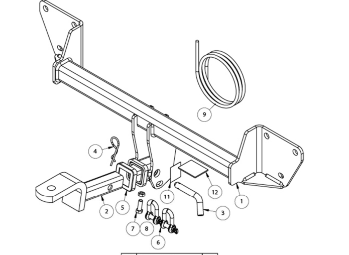 Hayman Reese Towbar to suit BMW 3 SERIES E90 CL3 RL 09/2009-10/2011