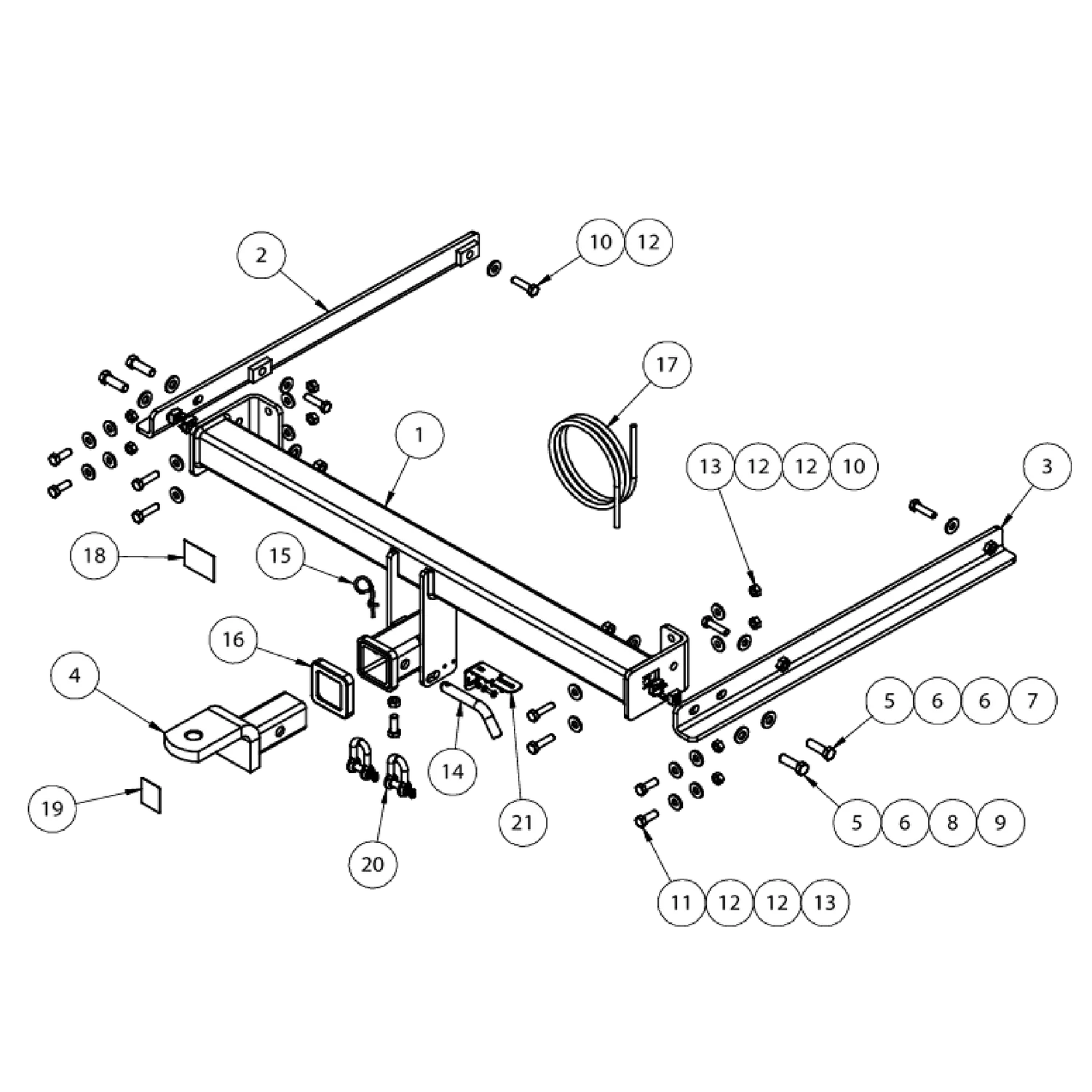 Hayman Reese Heavy Duty Towbar to suit MERCEDES BENZ E-CLASS WAGON 06/2013-05/2016
