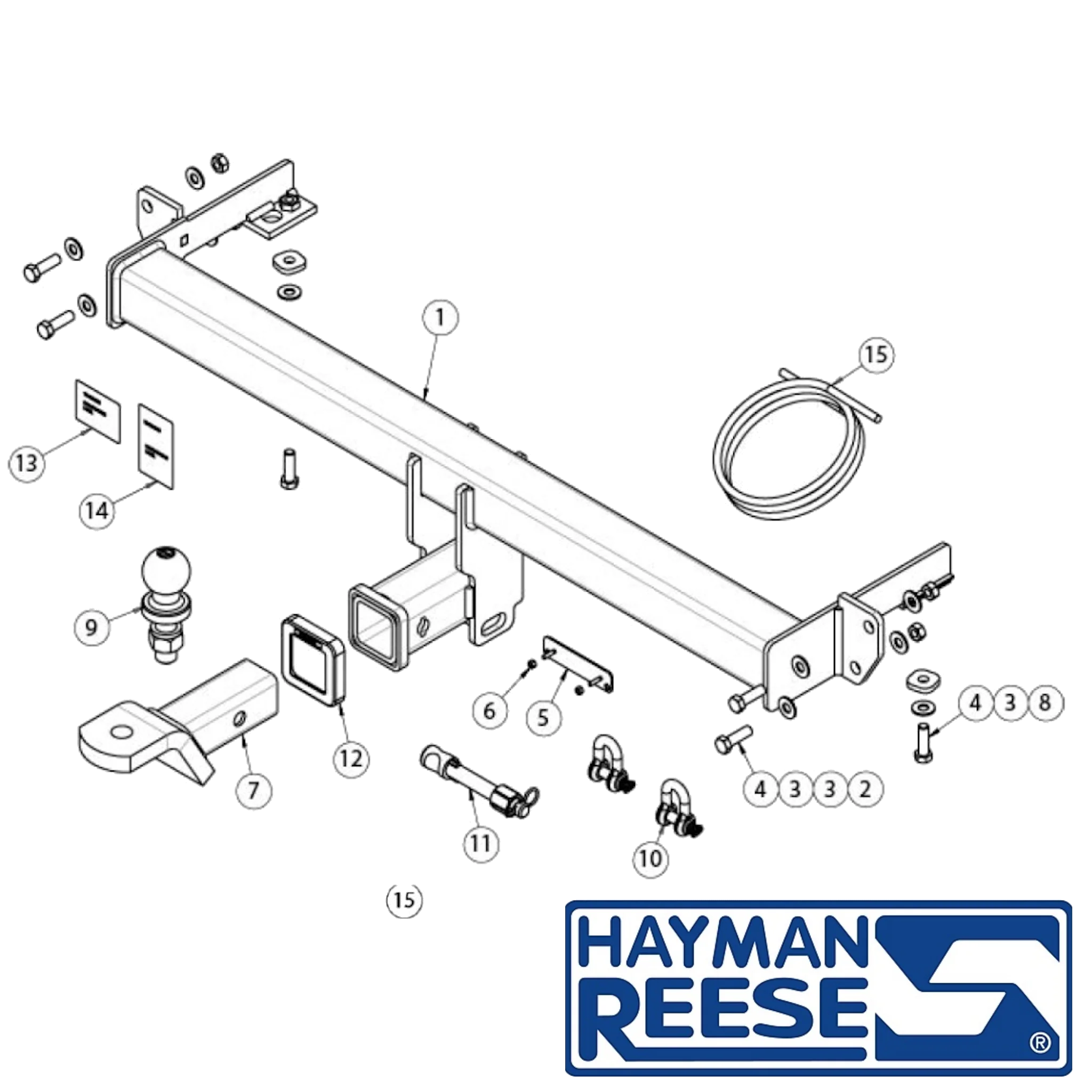HAYMAN REESE TOWBAR TO SUIT MG ZS SUV 09/2017 - 08/2024