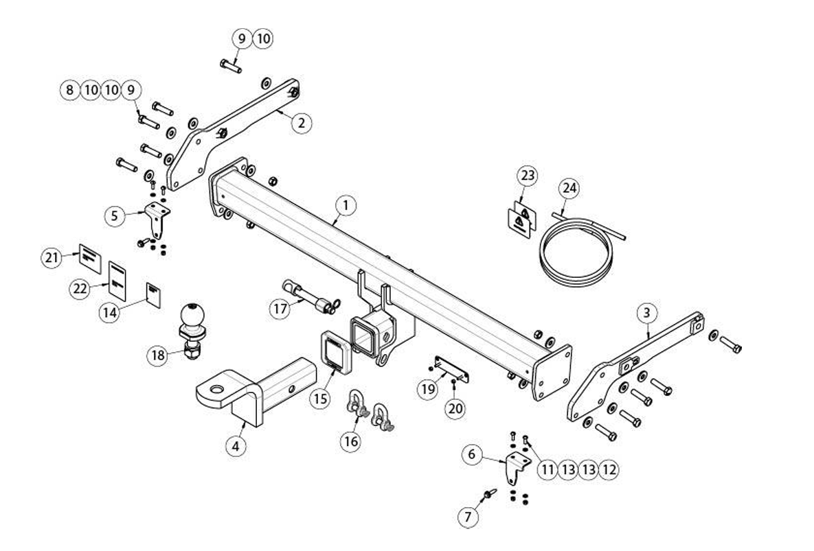 HAYMAN REESE TOWBAR TO SUIT Volkswagen Golf 8 Hatch (01/2021-ON)