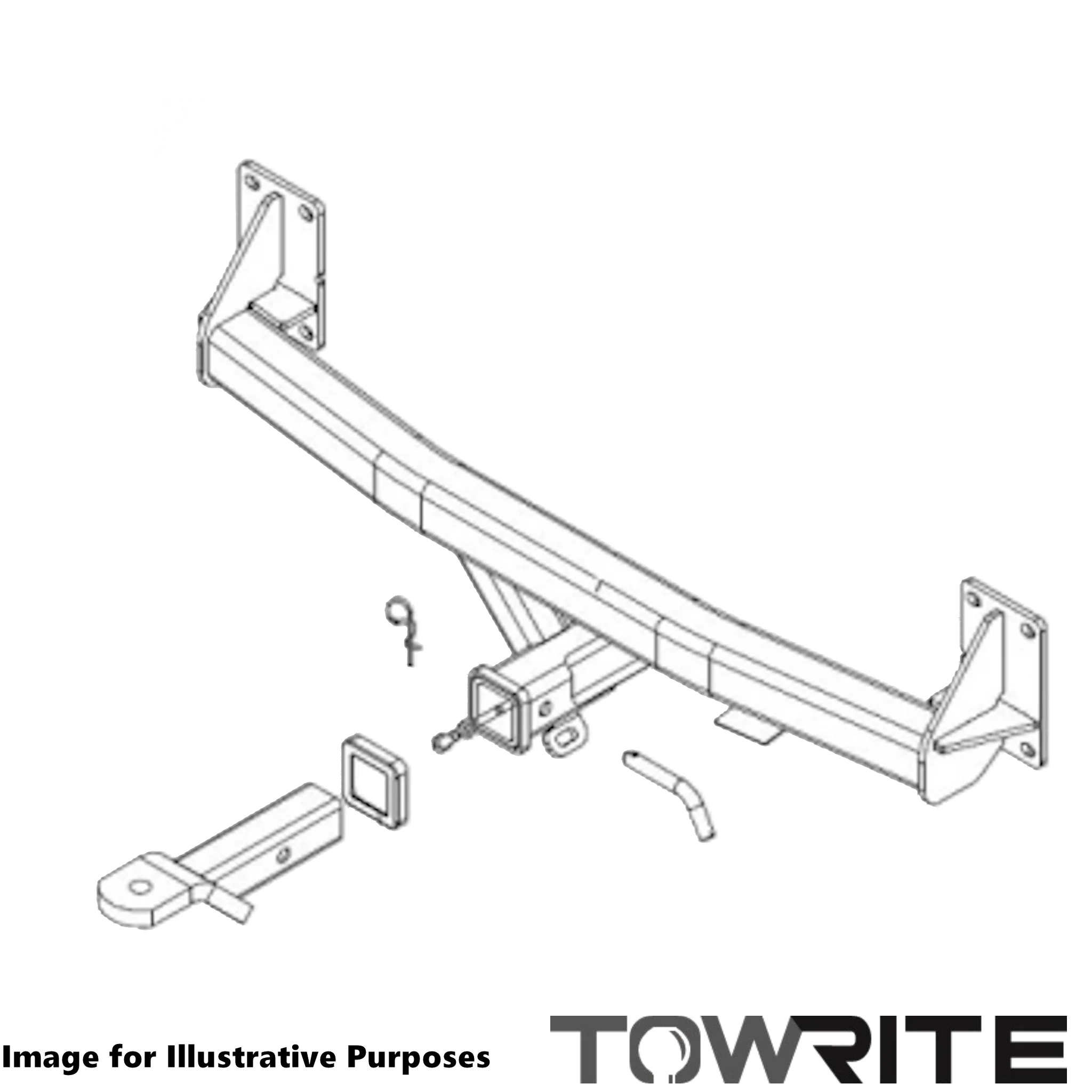 TOWRITE TOWBAR FOR BMW X6 F16 SUV 01/2015 - 08/2019