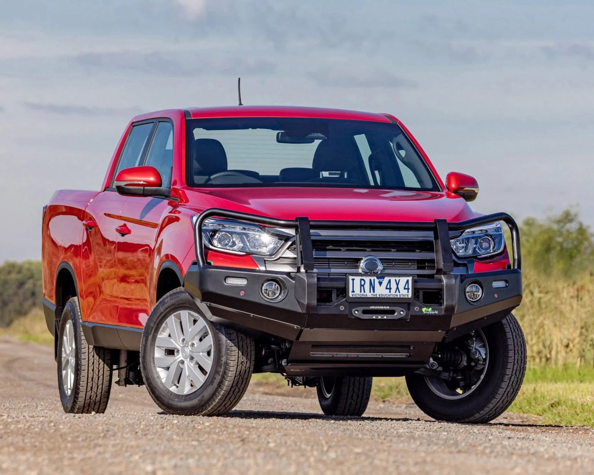 IRONMAN COMMERCIAL DELUXE Bull Bars TO SUIT SSANGYONG MUSSO Q250 REXTON 05/2022- ON