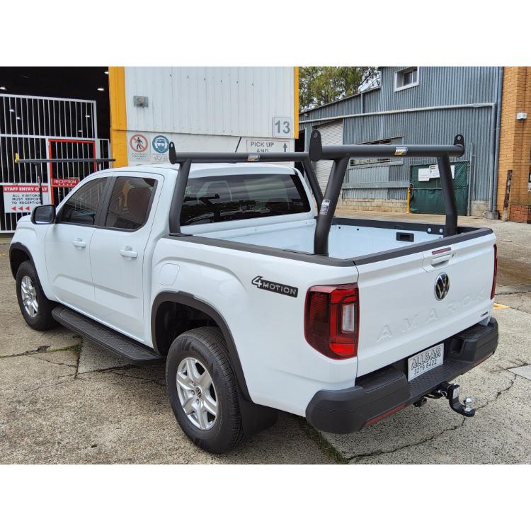 All Bars Front & Rear Ladder Rack (Black) to suit Volkswagen Amarok 2024