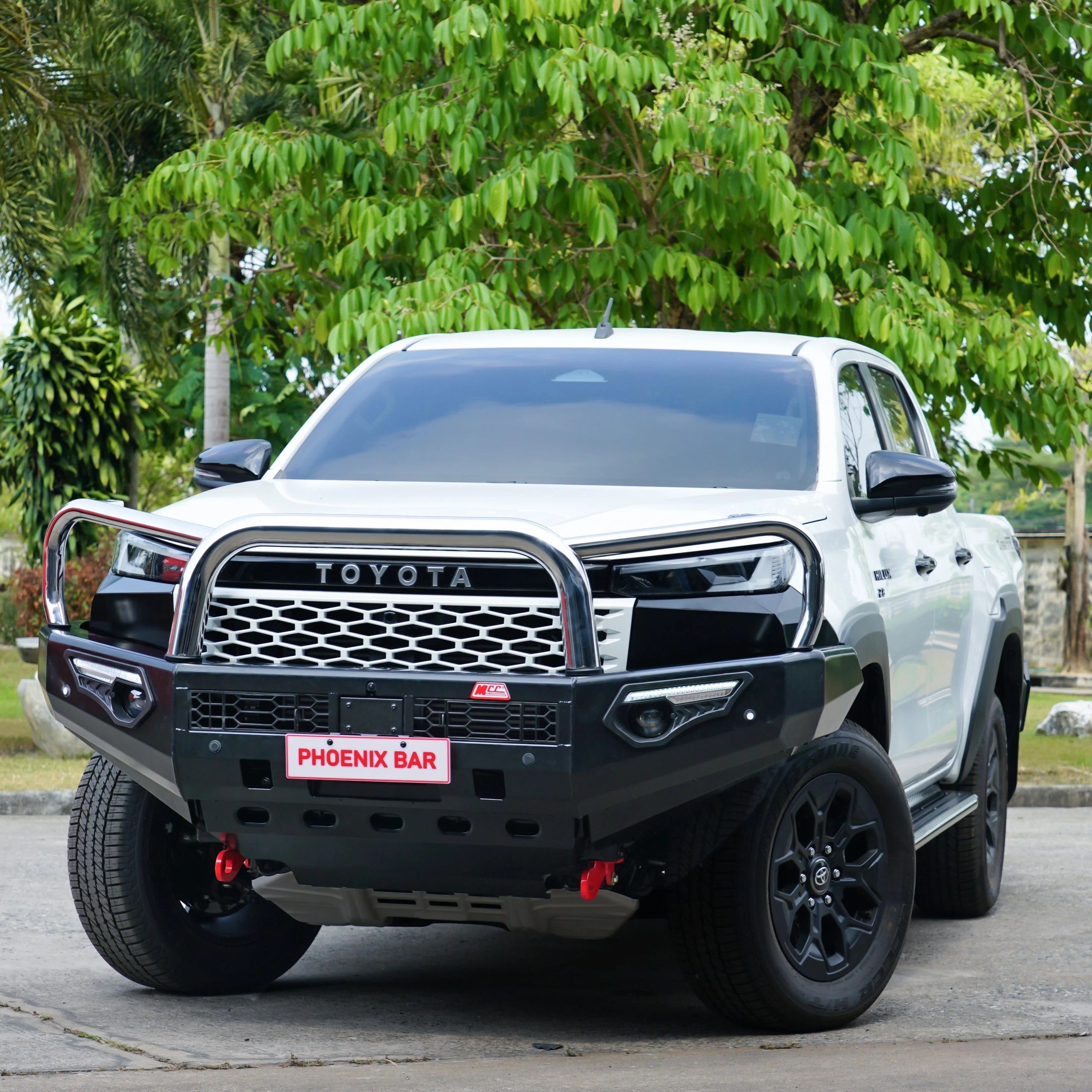Toyota Hilux 2026-On (9th Gen) 808-01 Phoenix Bull Bar Triple Stainless Loops Package