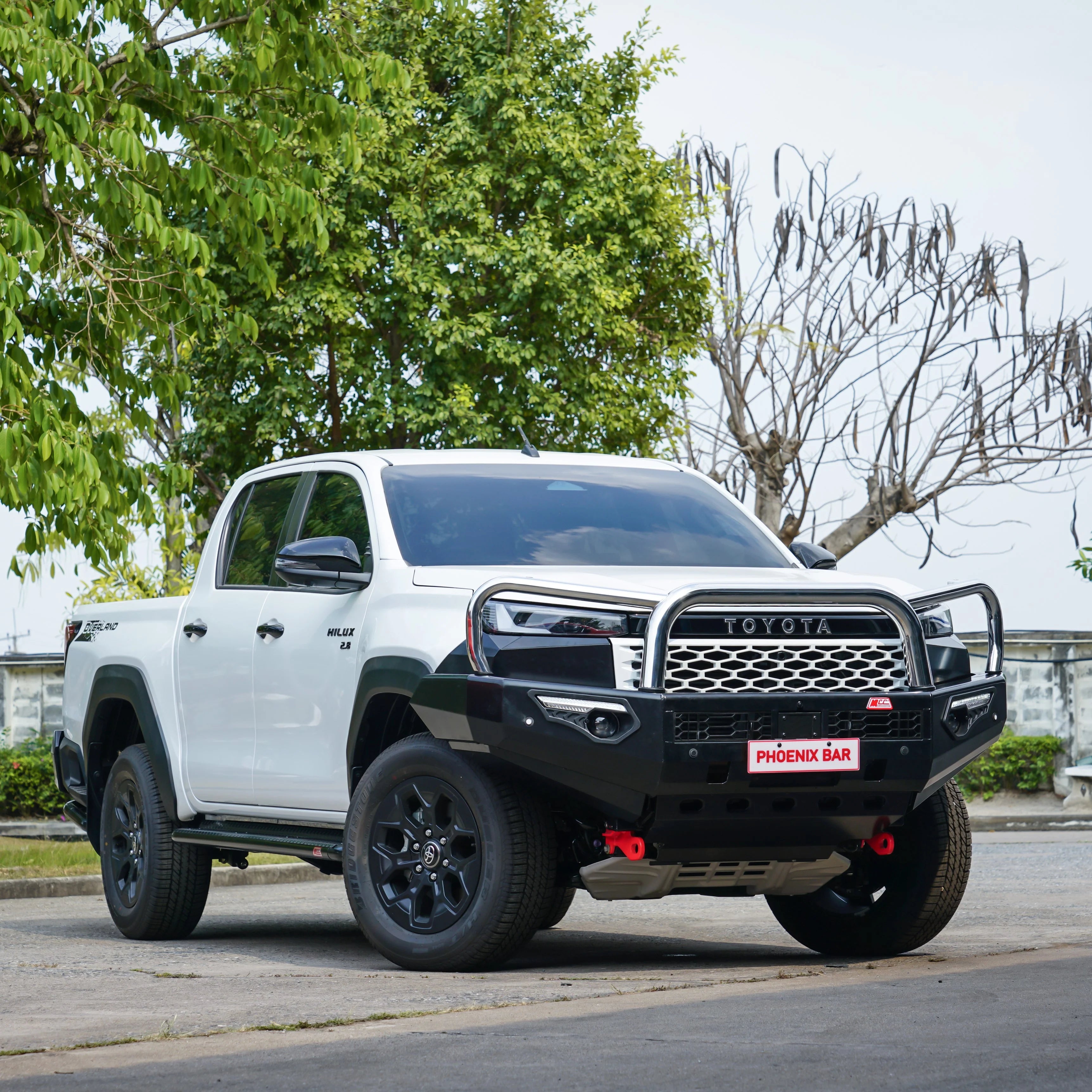 Toyota Hilux 2026-On (9th Gen) 808-01 Phoenix Bull Bar Triple Stainless Loops Package