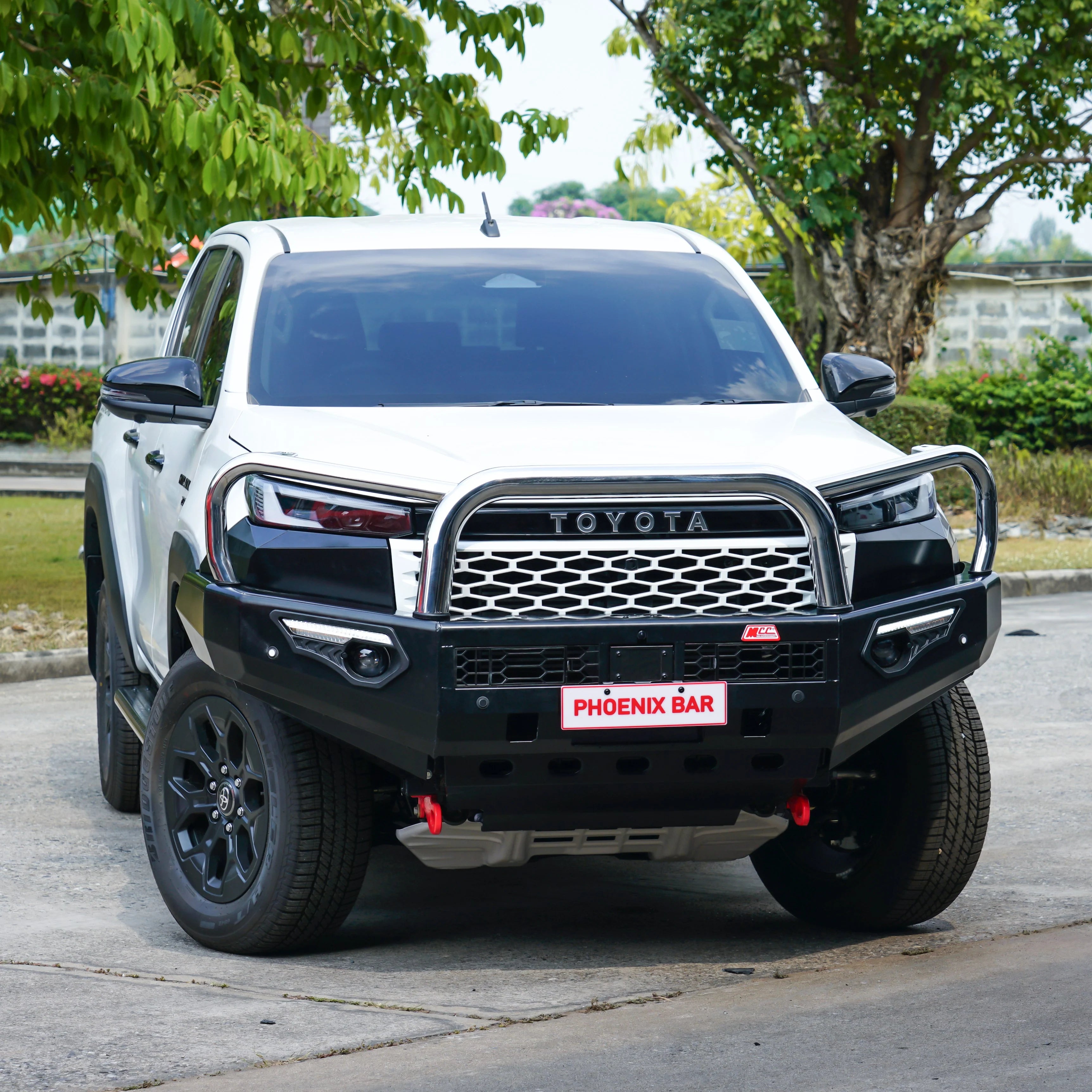 Toyota Hilux 2026-On (9th Gen) 808-01 Phoenix Bull Bar Triple Stainless Loops Package