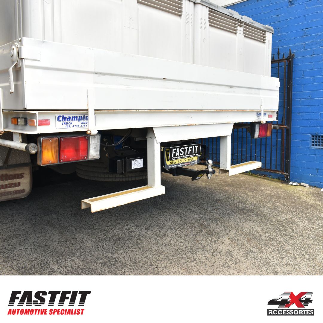 FASTFIT CUSTOM MADE TOWBAR TO SUIT ISUZU NPR-300 TRUCK 2011 (FITTING ONLY AT OUR WORKSHOP-CONTACT US FOR QUOTATION)