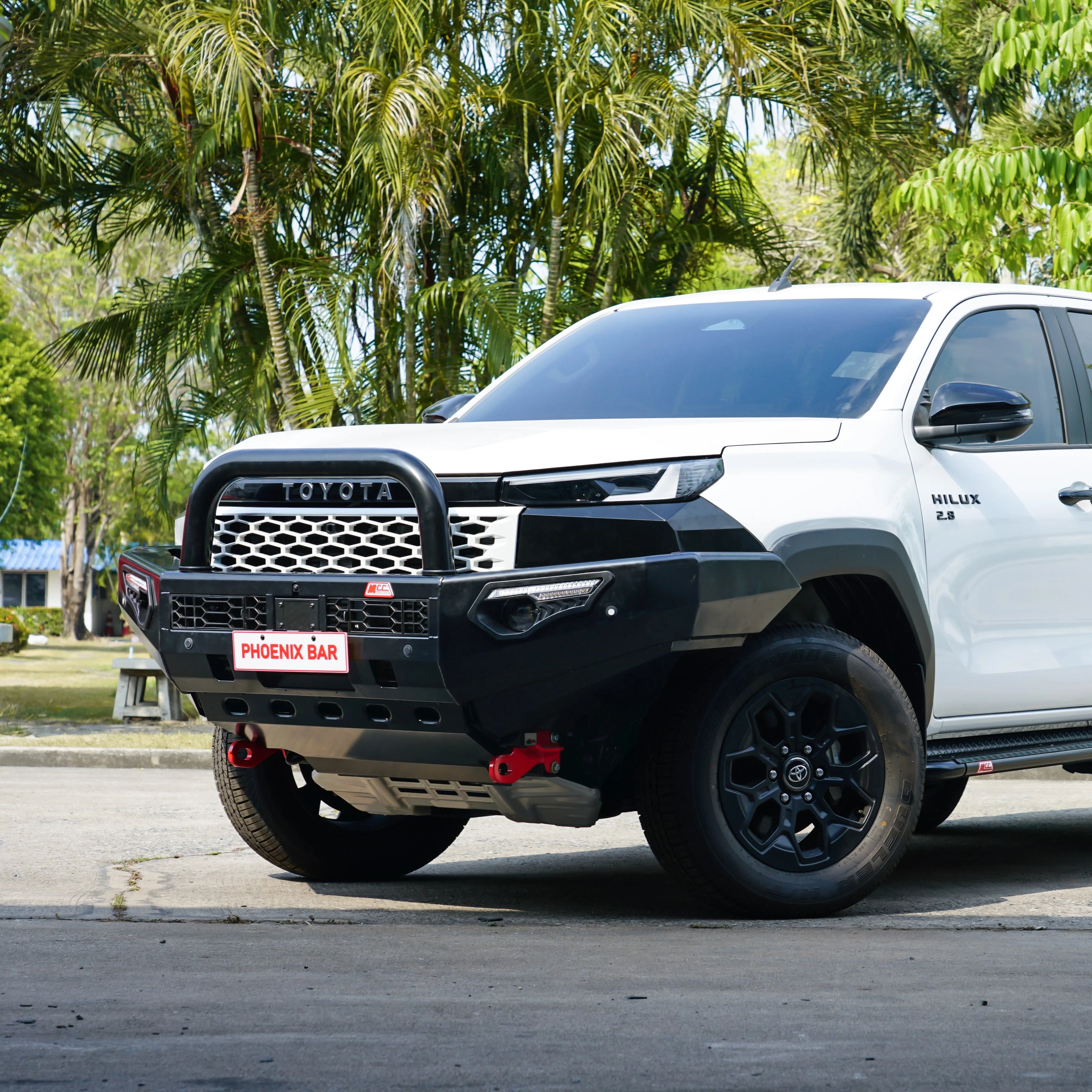 Toyota Hilux 2026-On (9th Gen) 808-01 Phoenix Bull Bar Single Black Loops Package