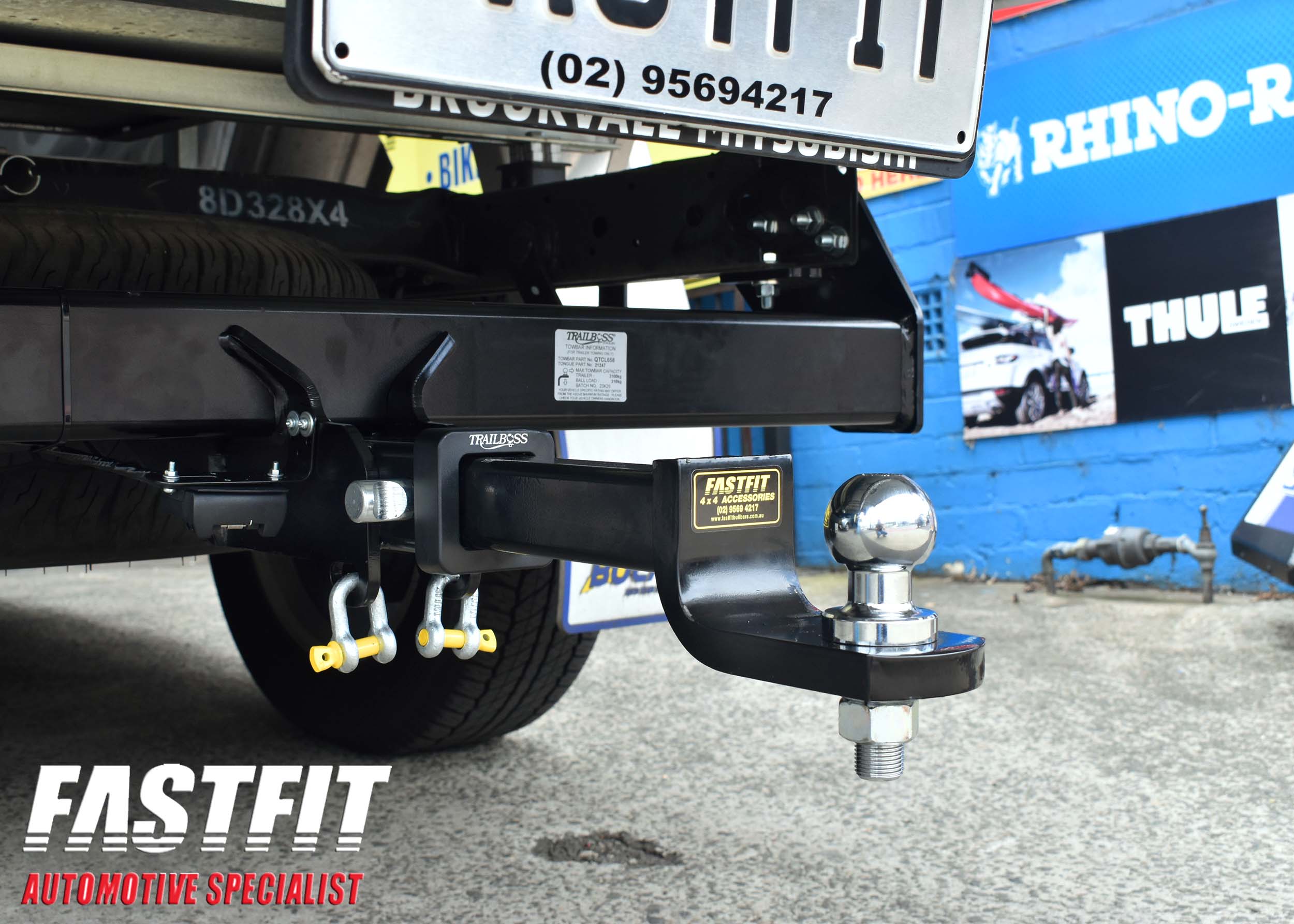 TrailBoss Heavy Duty Towbar to suit Mitsubishi Triton MR (ALL VARIANTS W/STEP) 11/2018-ON