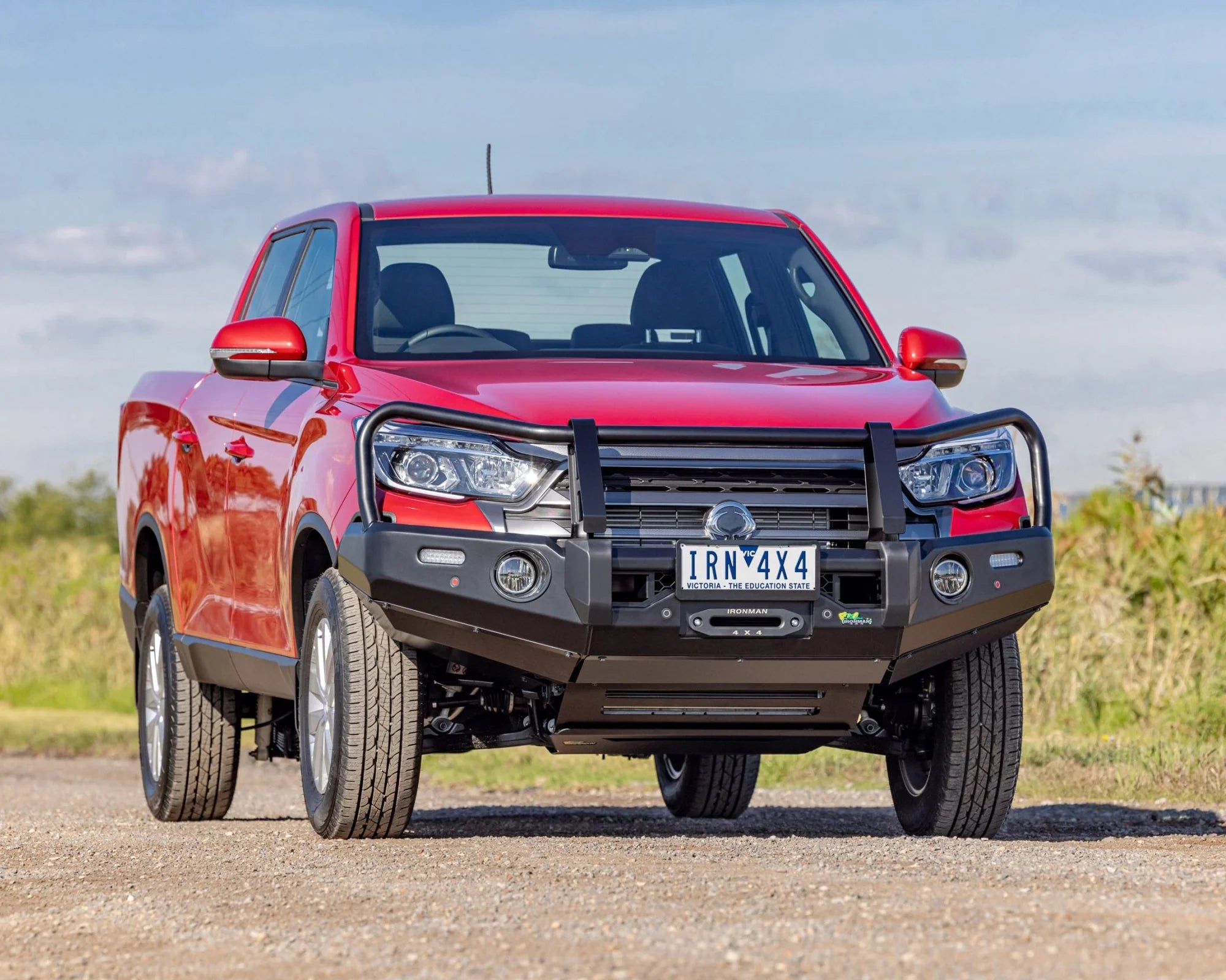 IRONMAN COMMERCIAL DELUXE Bull Bars TO SUIT SSANGYONG MUSSO Q250 REXTON 05/2022- ON
