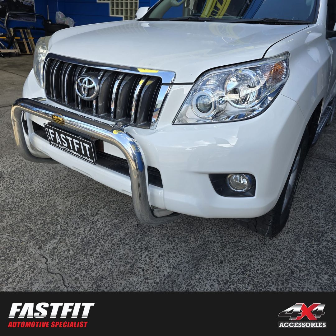 ECB NUDGE BAR TO SUIT TOYOTA PRADO 150 SERIES (NON-SENSOR/WITH SENSOR MODELS, ALTITUDE) 11/2009-10/2013