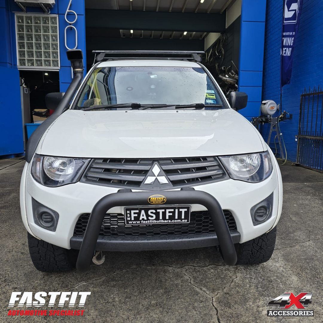 ALL BARS NUDGE BAR (BLACK) TO SUIT MITSUBISHI MN TRITON 2010-2015