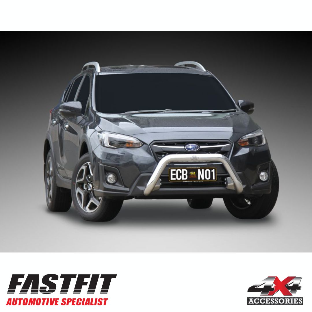 ECB Nudge Bars (BLACK FINISH) TO SUIT SUBARU XV INCLUDING HYBRID 5/2017-9/2020