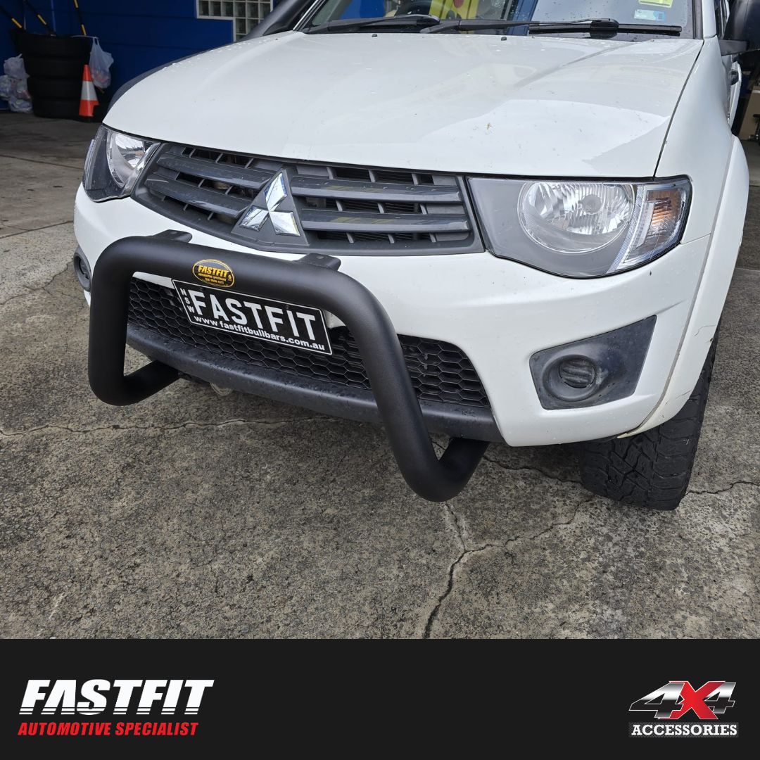 ALL BARS NUDGE BAR (BLACK) TO SUIT MITSUBISHI MN TRITON 2010-2015