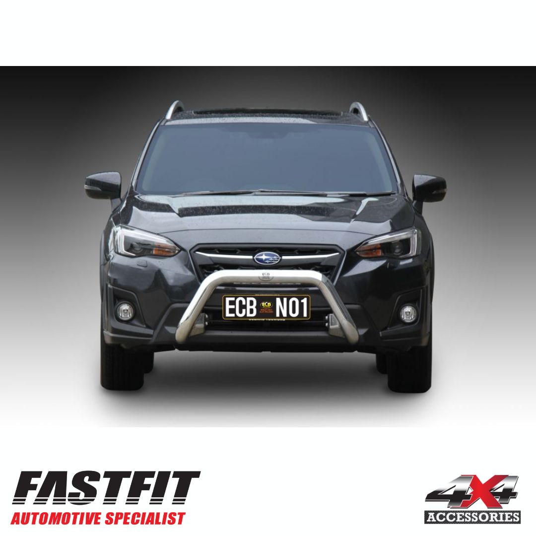 ECB Nudge Bars (BLACK FINISH) TO SUIT SUBARU XV INCLUDING HYBRID 5/2017-9/2020