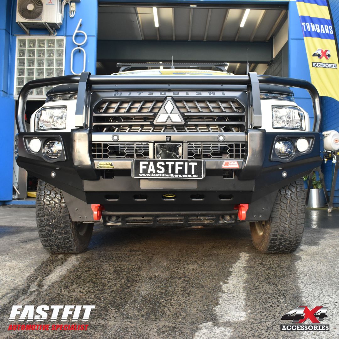 MCC 707-02 FALCON A-FRAME (LED FOGLIGHT) Bull Bars FOR MITSUBISHI MV TRITON 2024-ON