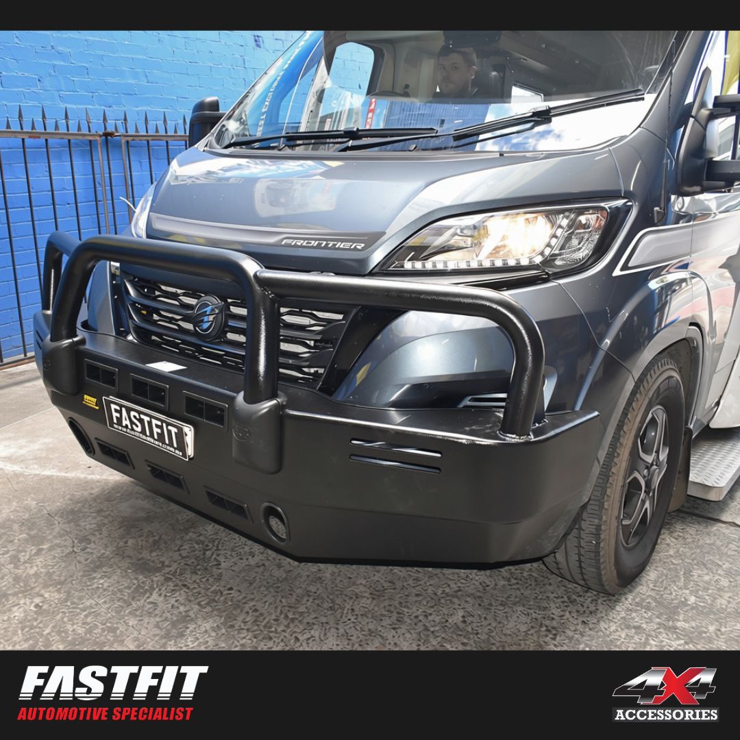 ECB Bull Bars (BLACK) (09/2014 to 04/2020) for FIAT DUCATO