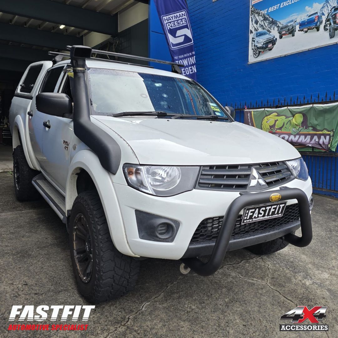 ALL BARS NUDGE BAR (BLACK) TO SUIT MITSUBISHI MN TRITON 2010-2015