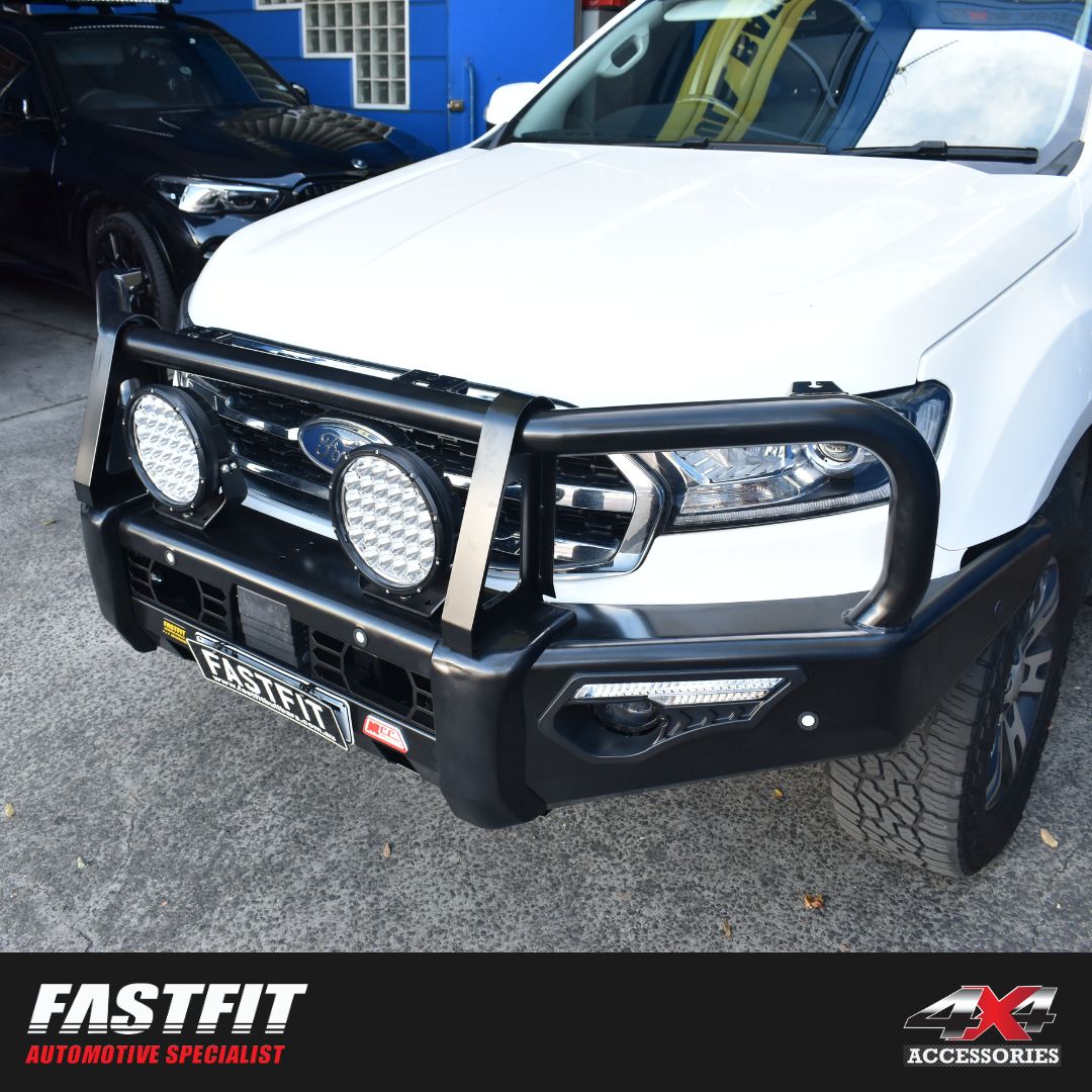 MCC 808-02 PHOENIX BAR A-FRAME BULLBAR TO SUIT FORD EVEREST WITH TECH-PACK & FRONT SENSORS 2019-2022