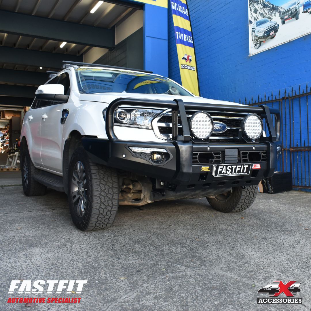 MCC 808-02 PHOENIX BAR A-FRAME BULLBAR TO SUIT FORD EVEREST WITH TECH-PACK & FRONT SENSORS 2019-2022