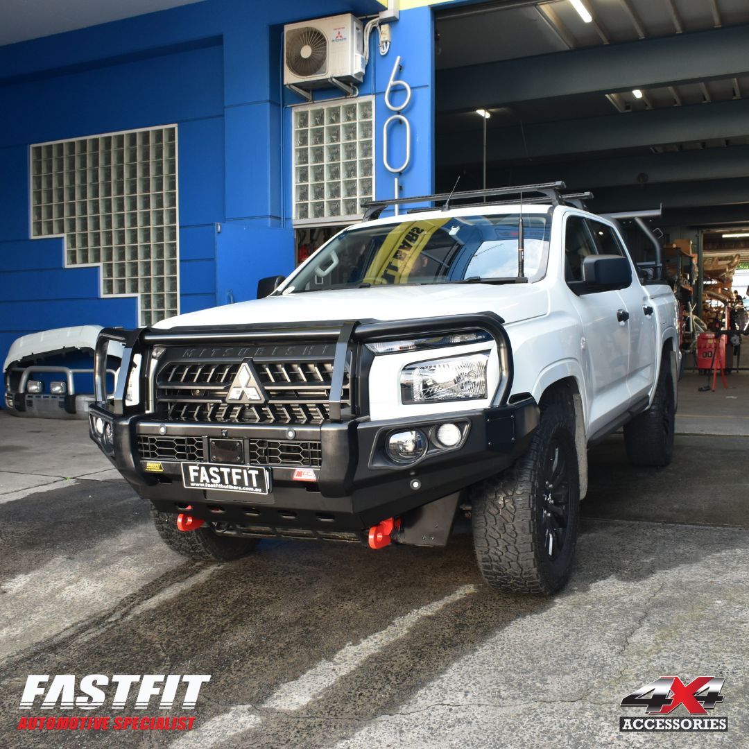 MCC 707-02 FALCON A-FRAME (LED FOGLIGHT) Bull Bars FOR MITSUBISHI MV TRITON 2024-ON