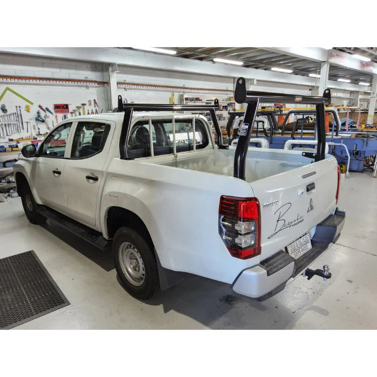 ALL BARS FRONT & REAR LADDER RACKS (BLACK) TO SUIT MITSUBISHI TRITON MR