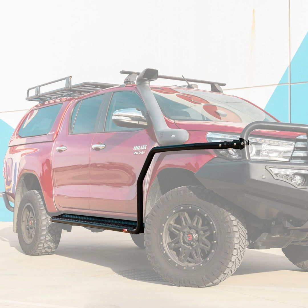 All Black Side Step and Rail Package