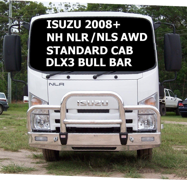 ECB Deluxe 3 Bullbar for ISUZU NLR NH (01/2008 to 11/2021)