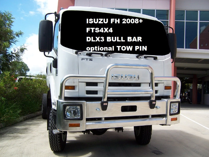 ECB Deluxe 3 Bullbar with Towpin for ISUZU FTS (FH) (01/2008 to 12/2025)