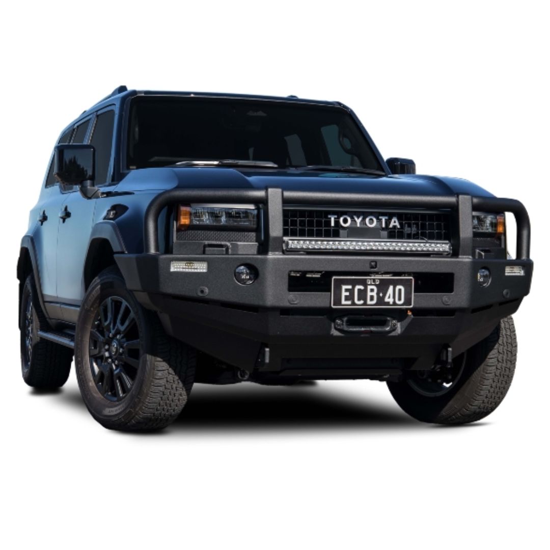 ECB WINCH BULLBAR (BLACK) TO SUIT TOYOTA PRADO 250 SERIES (2025-ON)