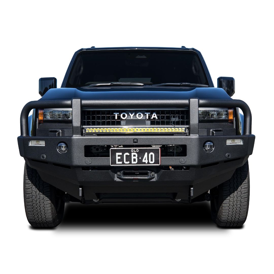 ECB WINCH BULLBAR (BLACK) TO SUIT TOYOTA PRADO 250 SERIES (2025-ON)