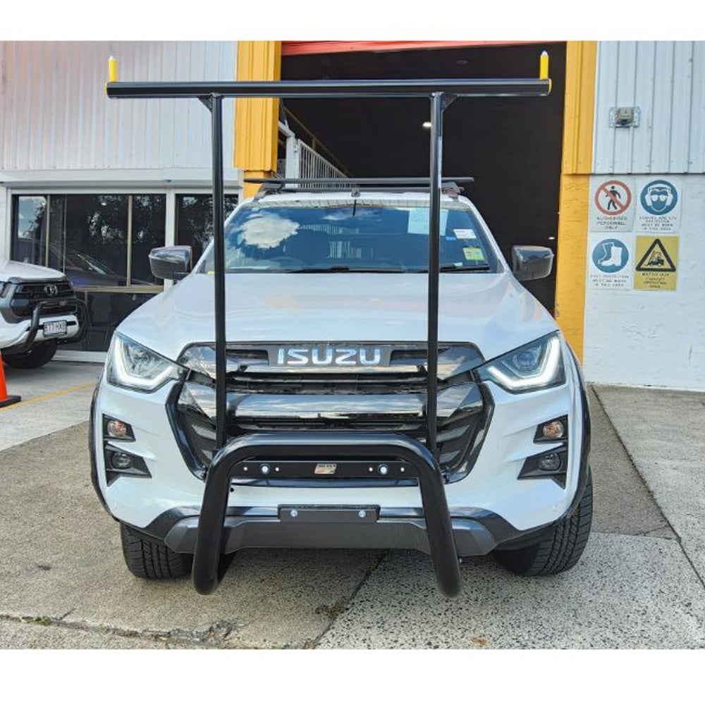 Black Nudgebar & HRack set to suit 2023 Isuzu DMax X-Terrain