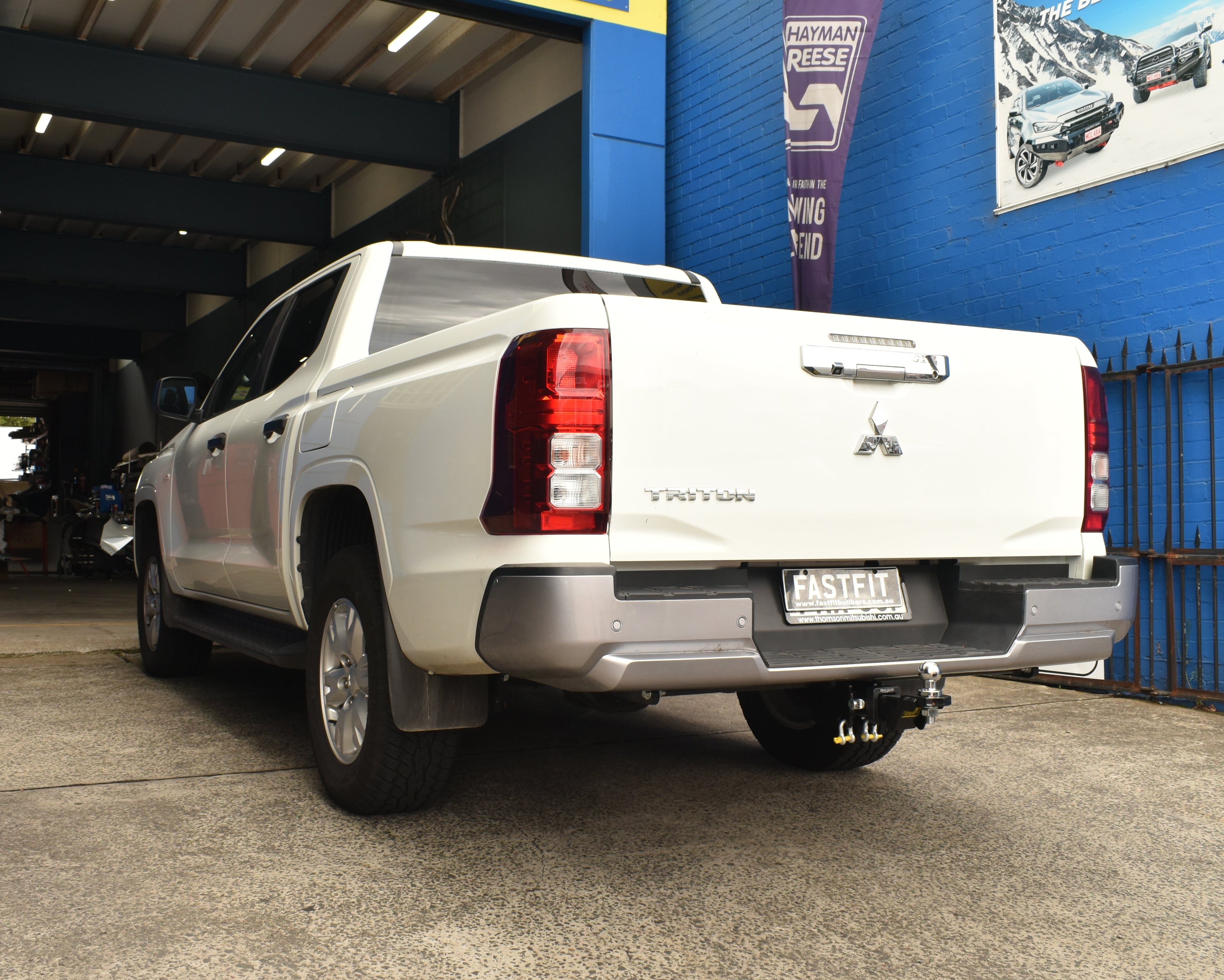 TRAILBOSS Heavy Duty Towbar for Mitsubishi MV Triton Tub Body With Bumper 03/2024 - On