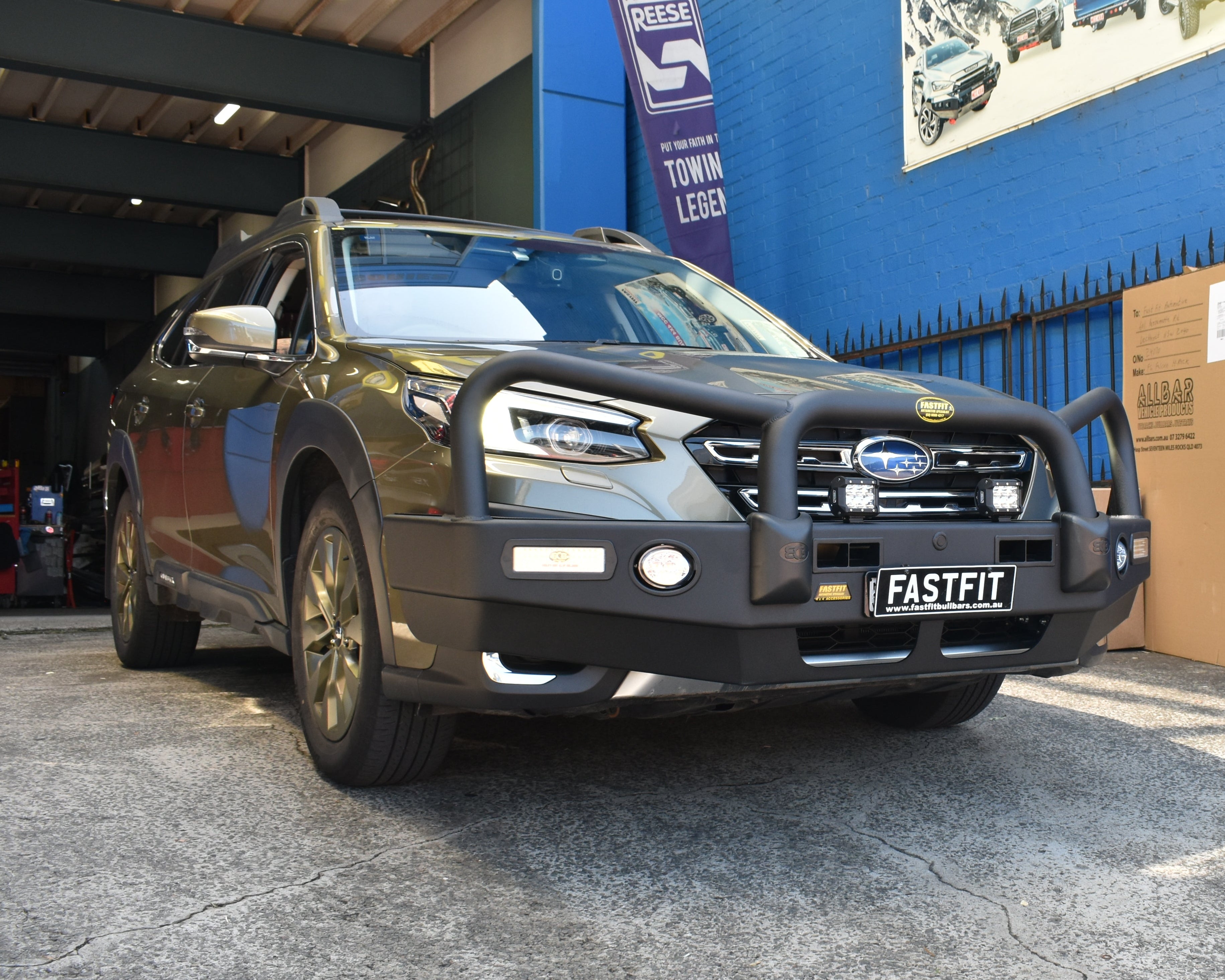 ECB BULLBAR (BLACK) TO SUIT SUBARU OUTBACK 12/2020-ON