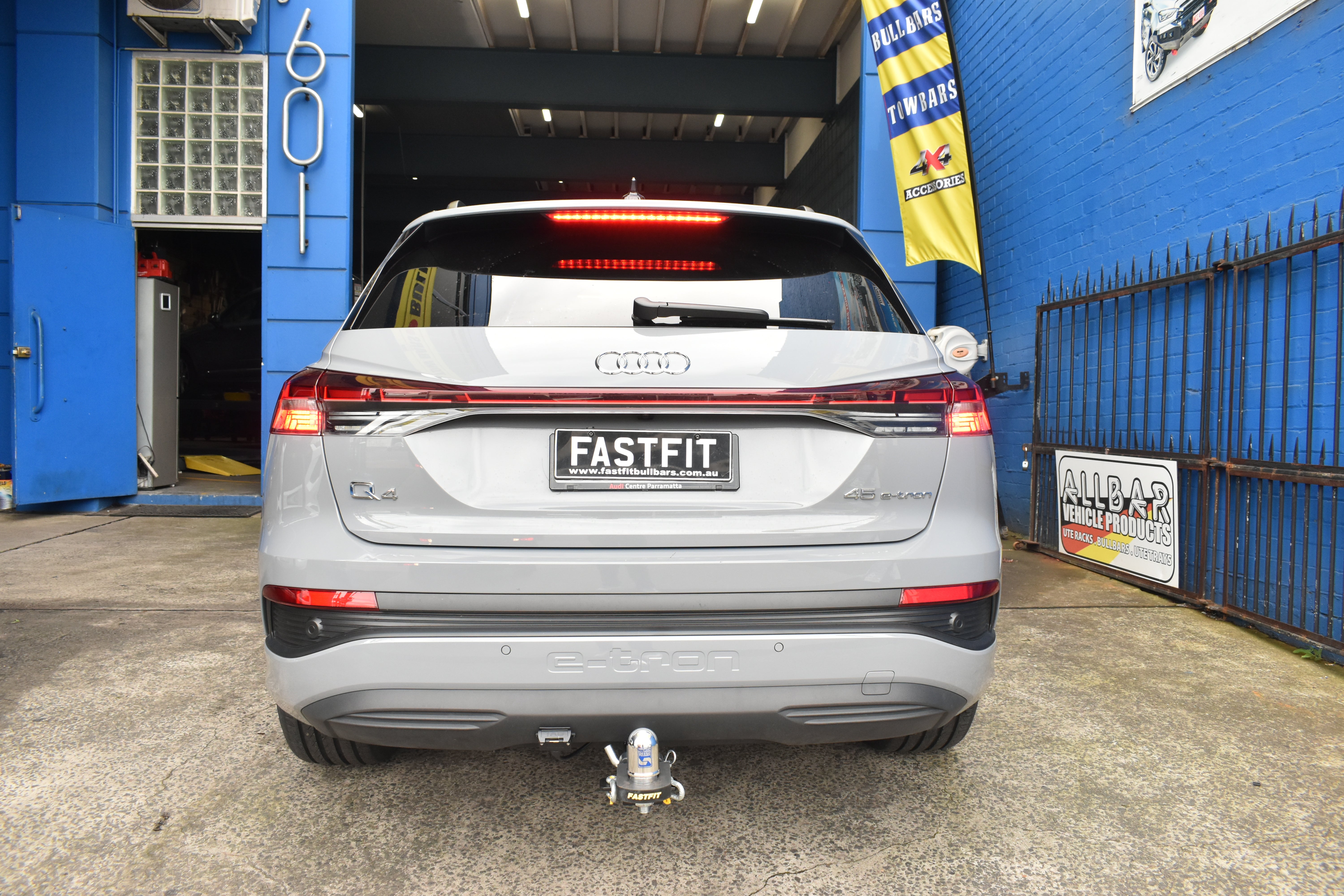 Fastfit Heavy duty towbar to suit on Audi Q4 E-tron 2026-ON (This towbar is custom made to be fitted at workshop only price listed is supplied, fitted and wired)