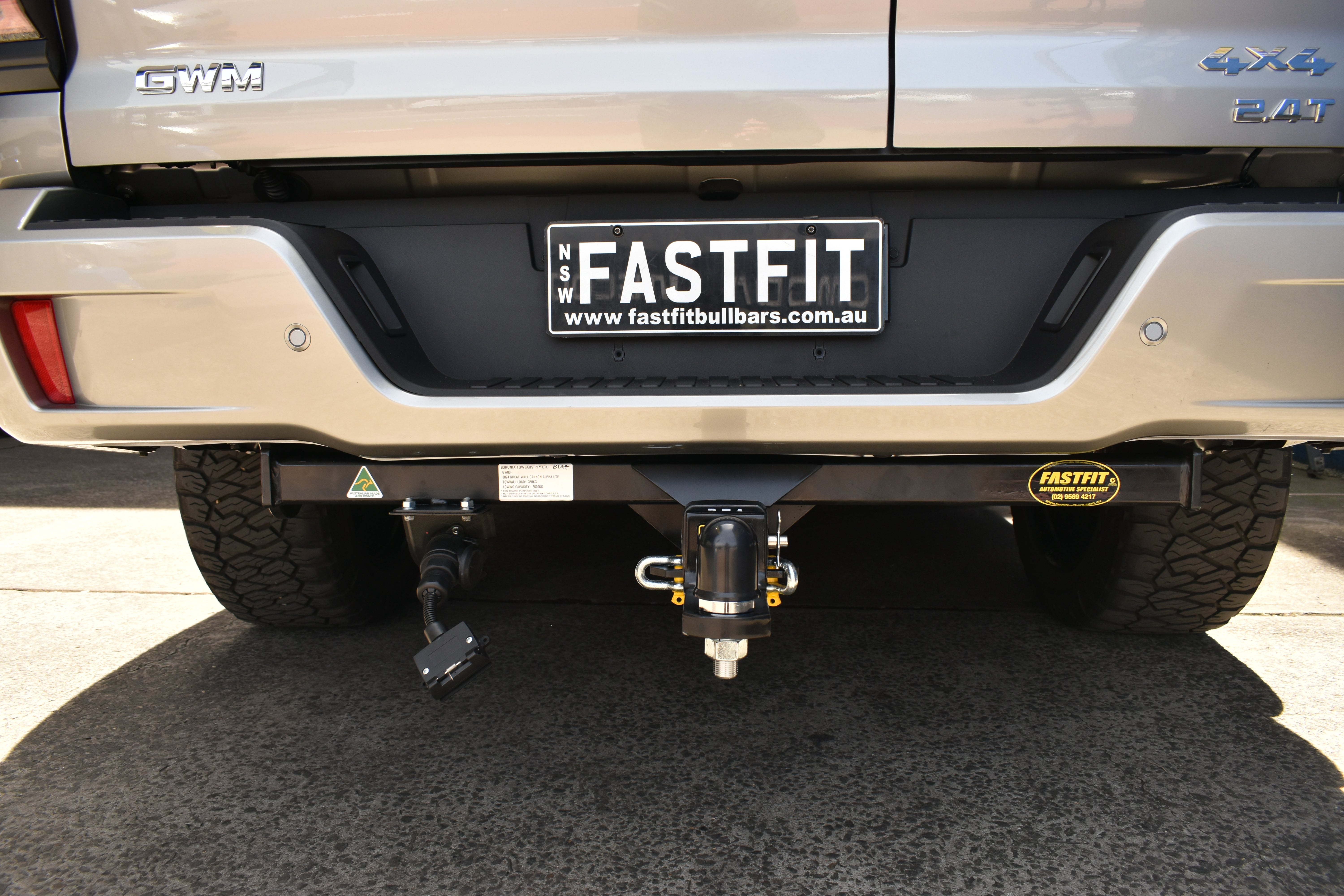 BTA Heavy Duty Towbar to suit on GWM Cannon Alpha PHEV Ute 04/2025 - On