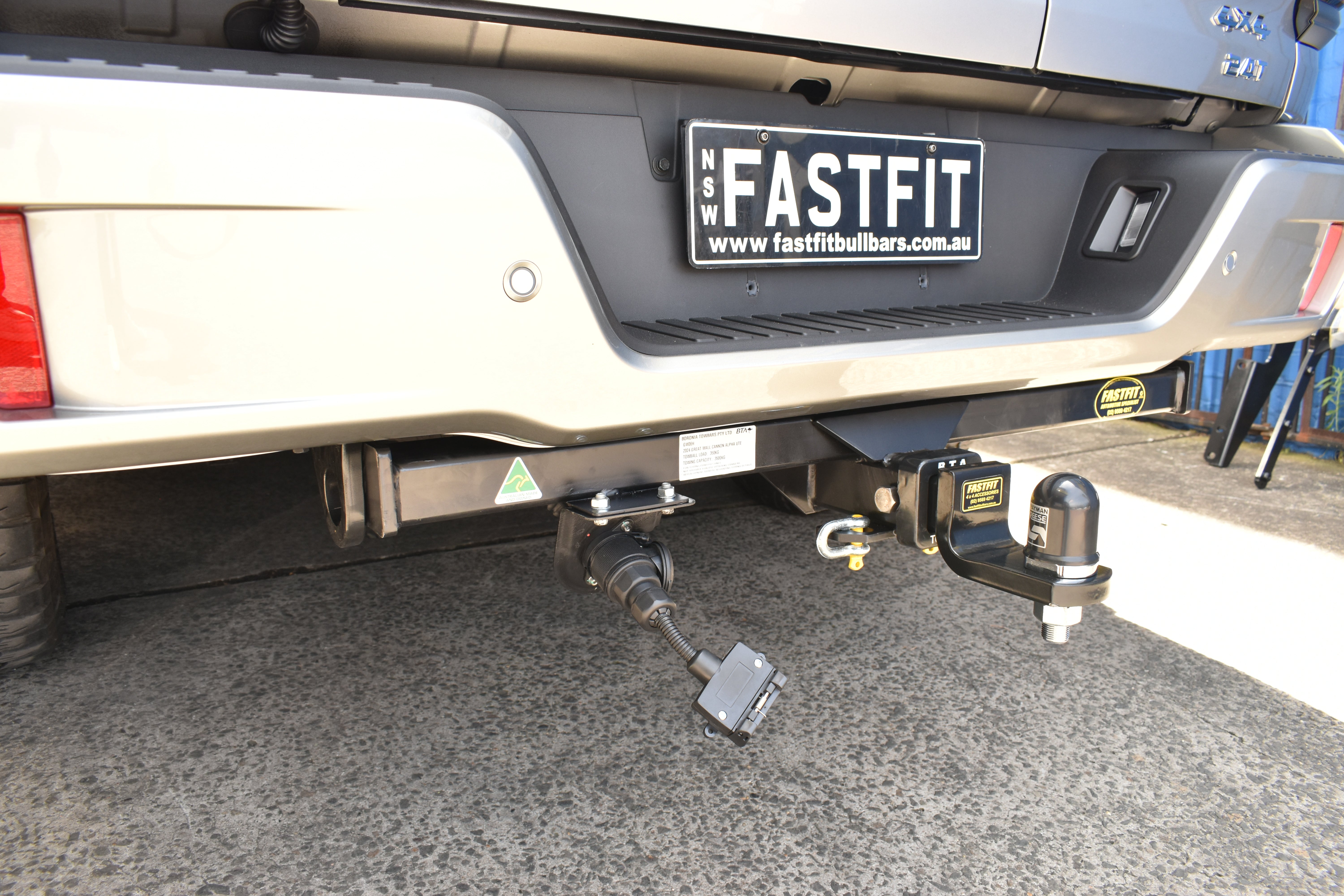 BTA Heavy Duty Towbar to suit on GWM Cannon Alpha PHEV Ute 04/2025 - On