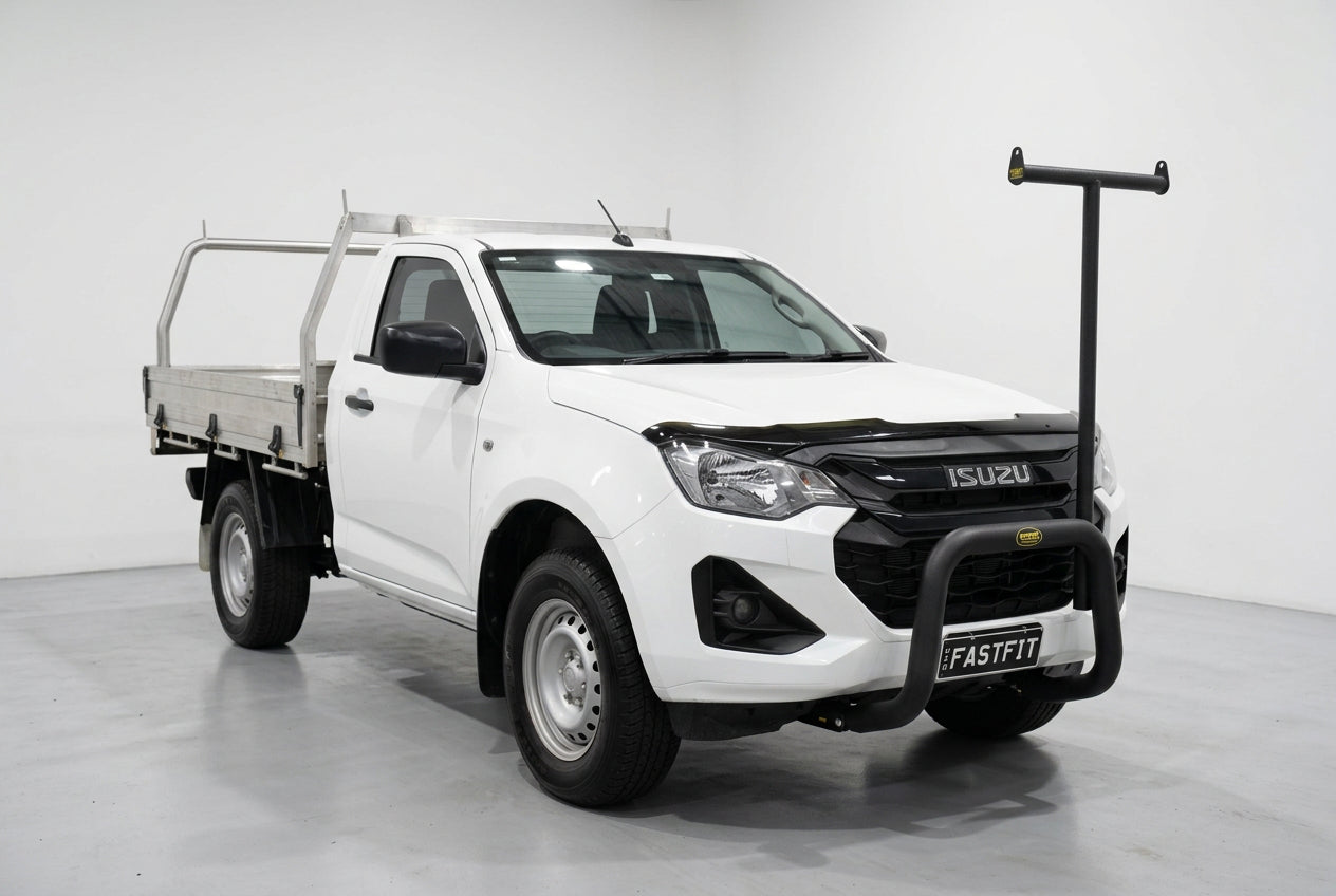 ALL BARS NUDGE BAR WITH SINGLE T-RACK TO SUIT ISUZU DMAX X-TERRAIN 07/2024-ON (FRONT RADAR)
