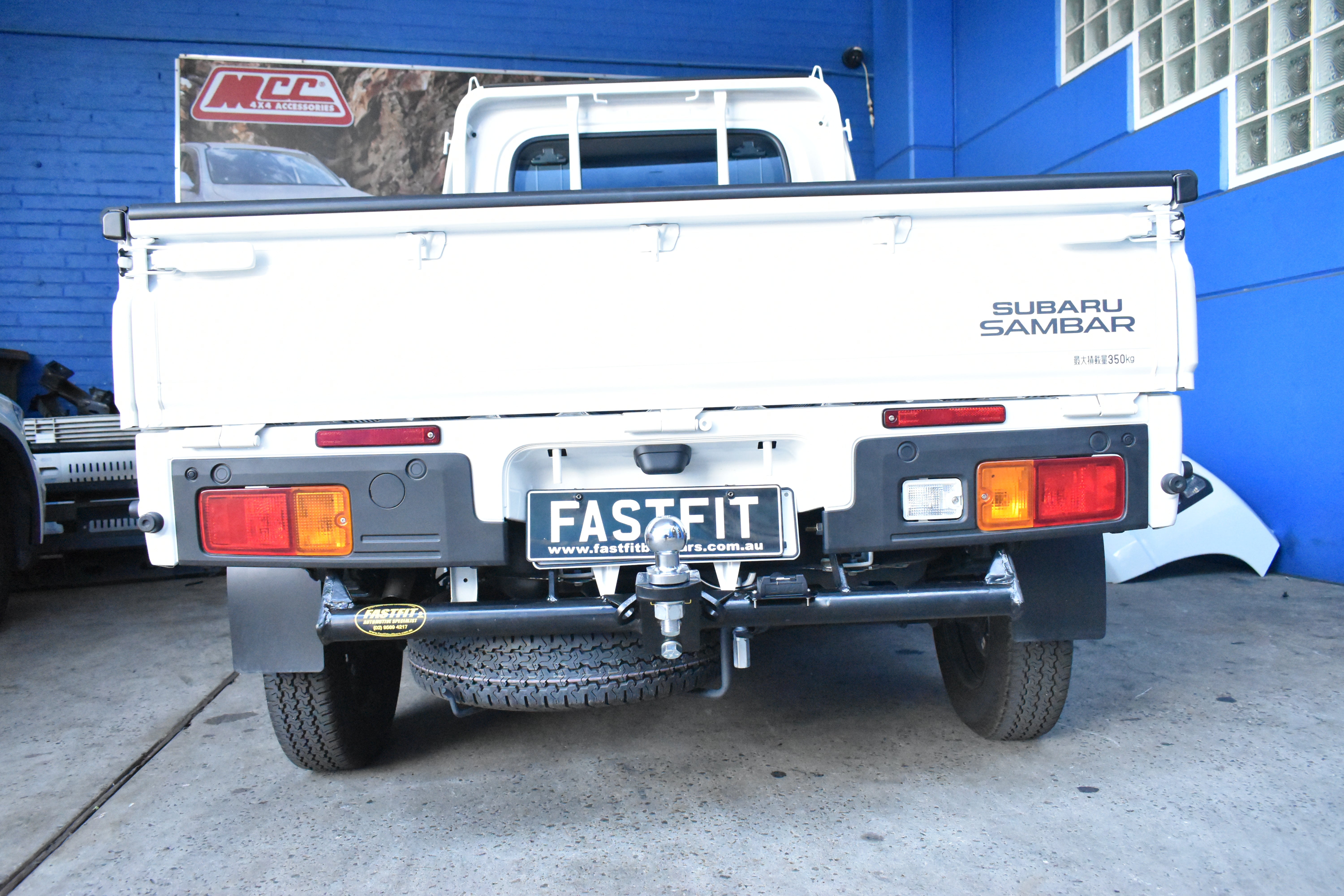 Fastfit Heavy duty towbar to suit on Subaru Sambar (Custom fitting only at our workshop contact for quote)