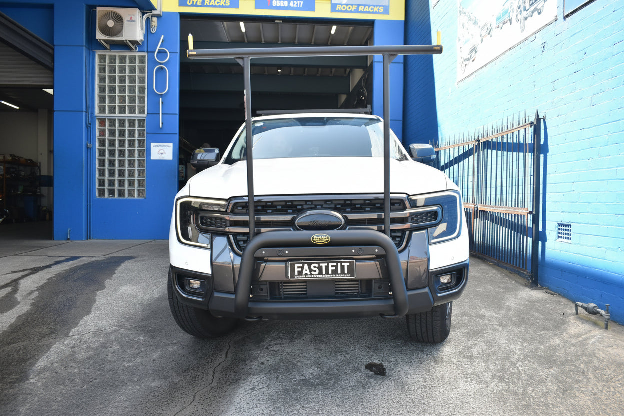 Fastfit Nudge Bars & H-Rack (Black) to suit Ford Ranger Next Gen 2022-On
