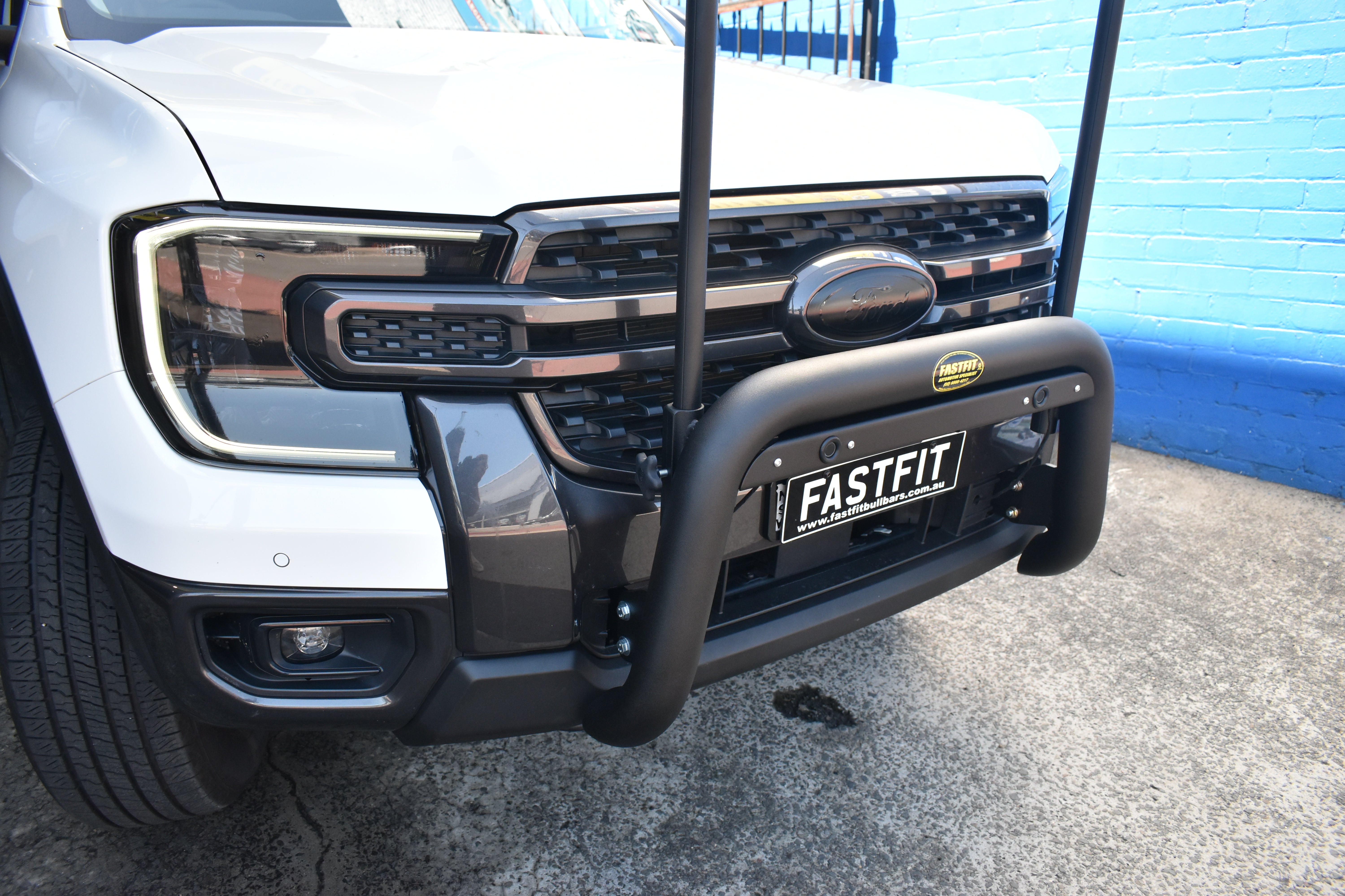 Fastfit Nudge Bars & H-Rack (Black) to suit Ford Ranger Next Gen 2022-On