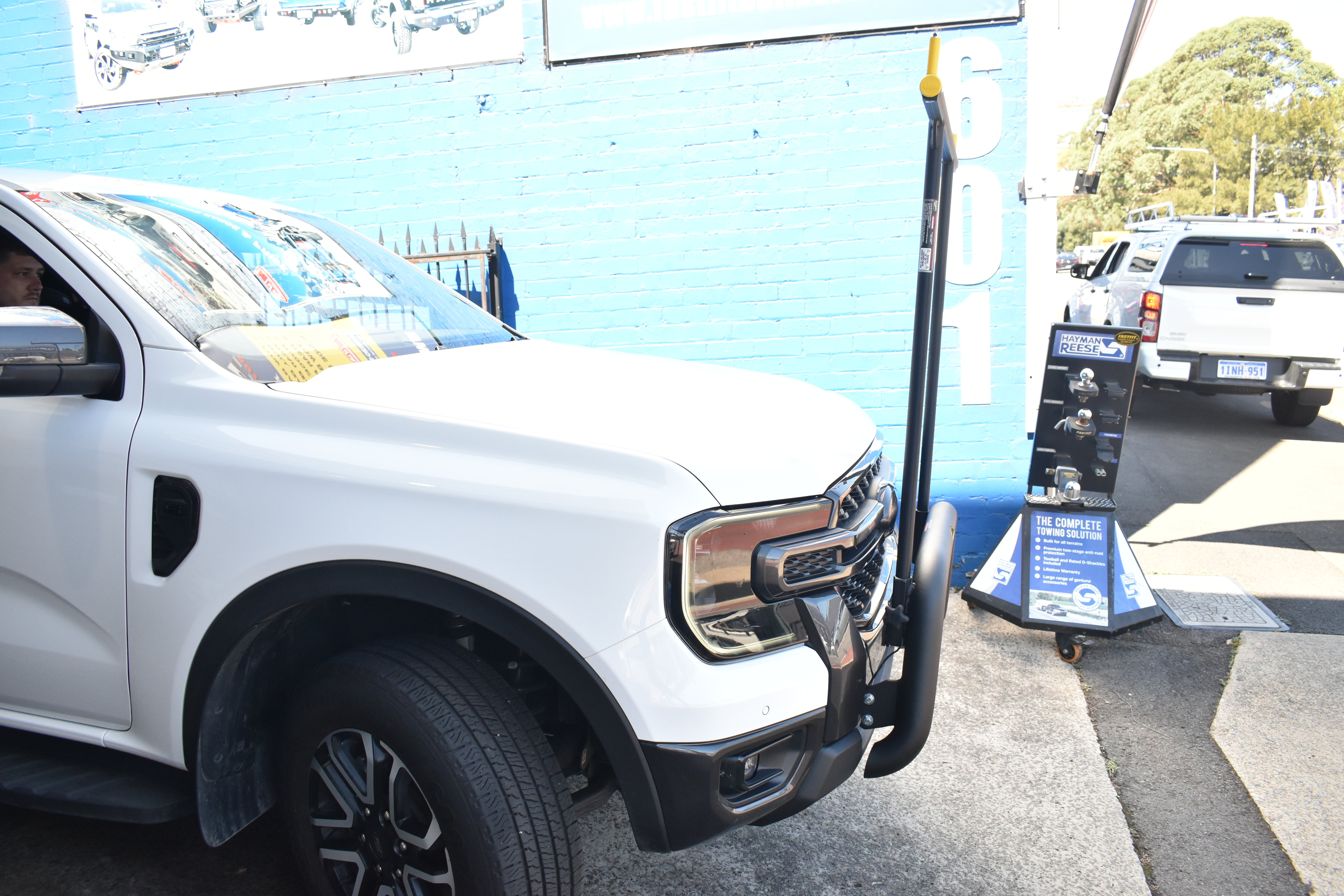 Fastfit Nudge Bars & H-Rack (Black) to suit Ford Ranger Next Gen 2022-On