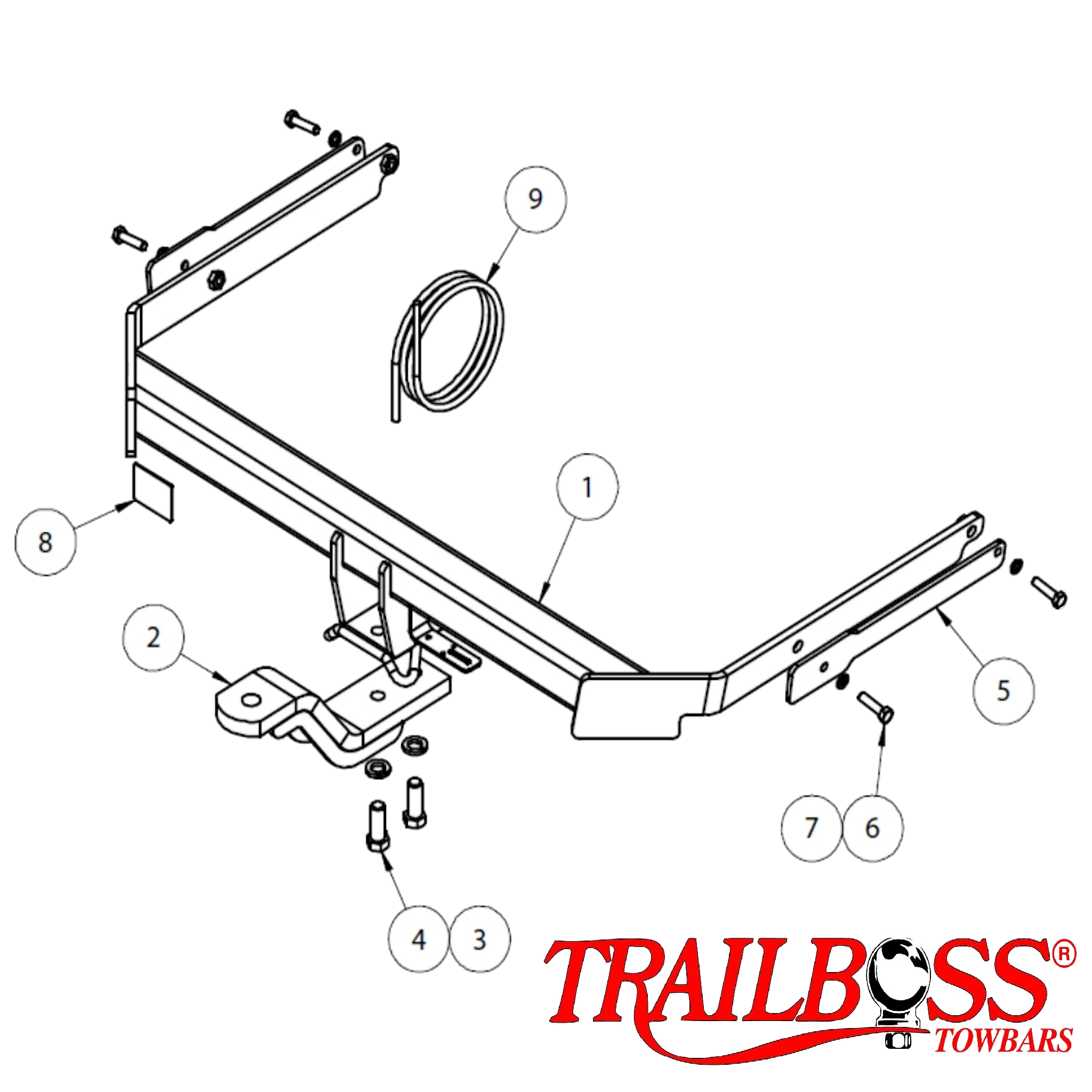 TRAILBOSS TowBar to suit Ford Focus Sedan 09/2012 - 11/2018