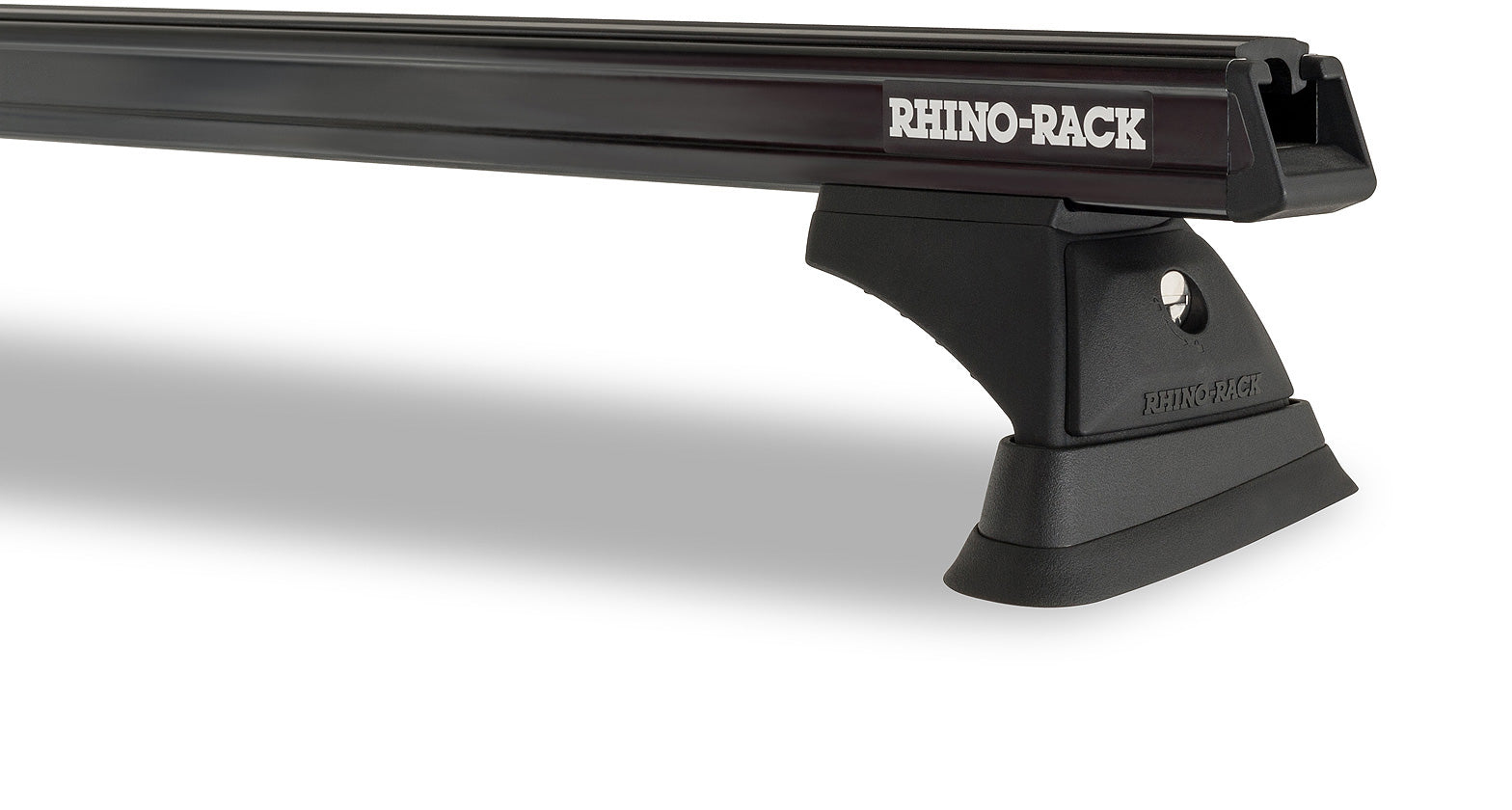 RHINO Heavy Duty RCH Black 3 Bar Roof Rack to suit TOYOTA Hiace SLWB Gen 6 2dr Van 2019-ON