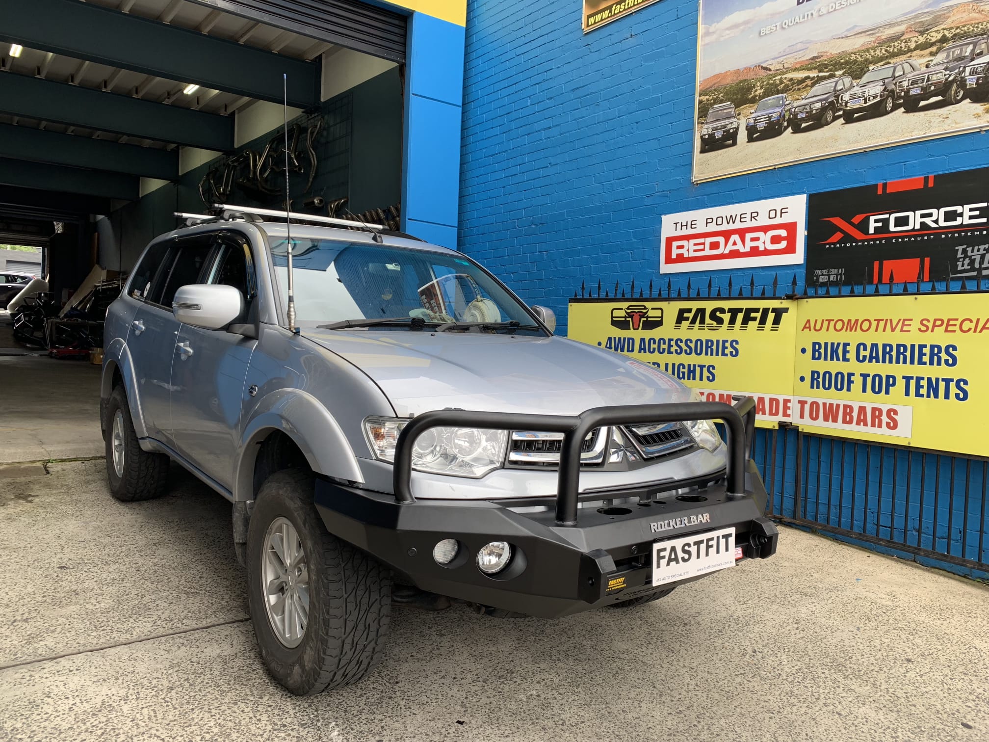 MCC 078-02 Triple Loop Rocker Bull Bars to suit Mitsubishi Challenger PB-PC 2006-2015