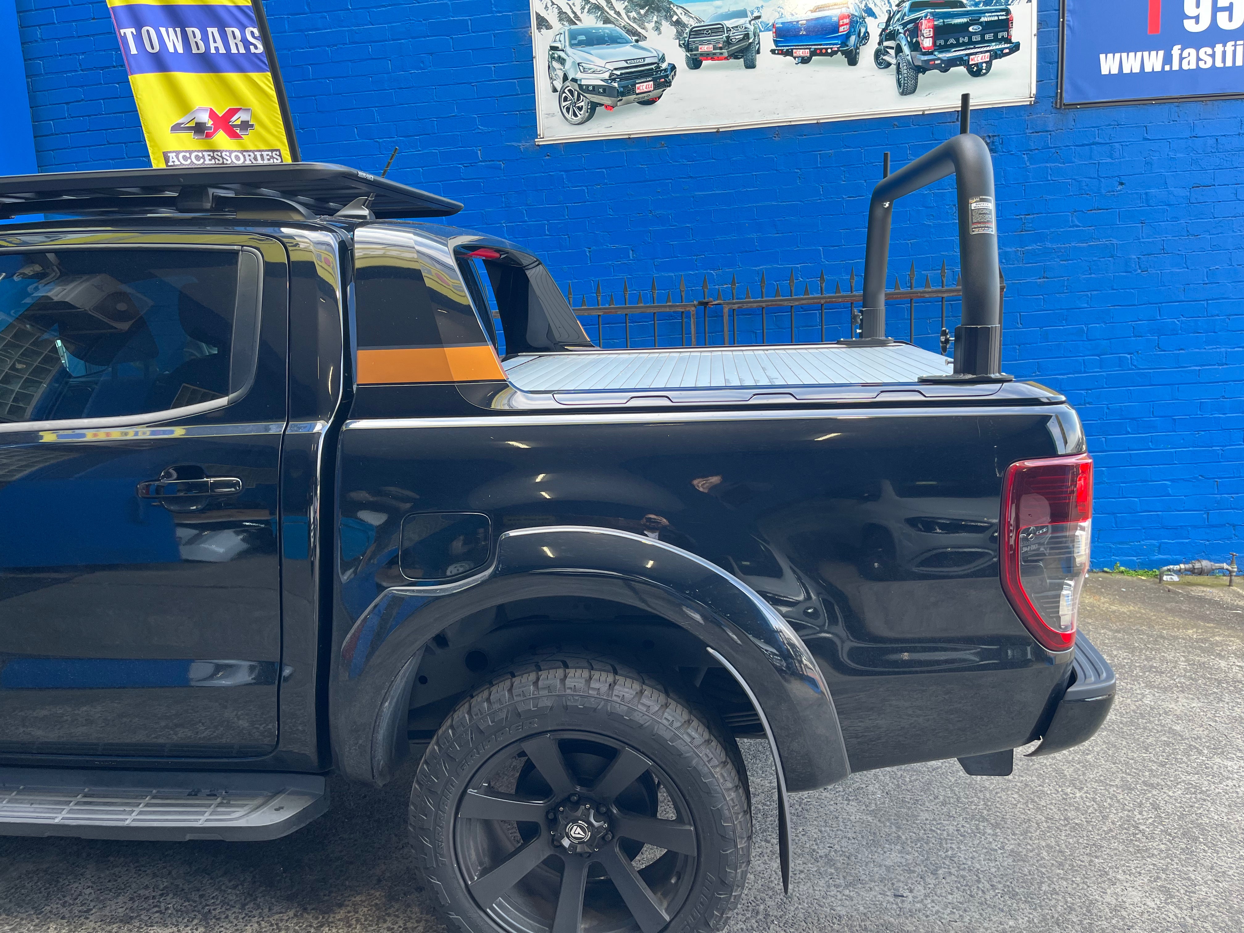 ALL BARS & RACKS Rear Ladder Rack (Black) for Ford Ranger 2022-On Next Gen