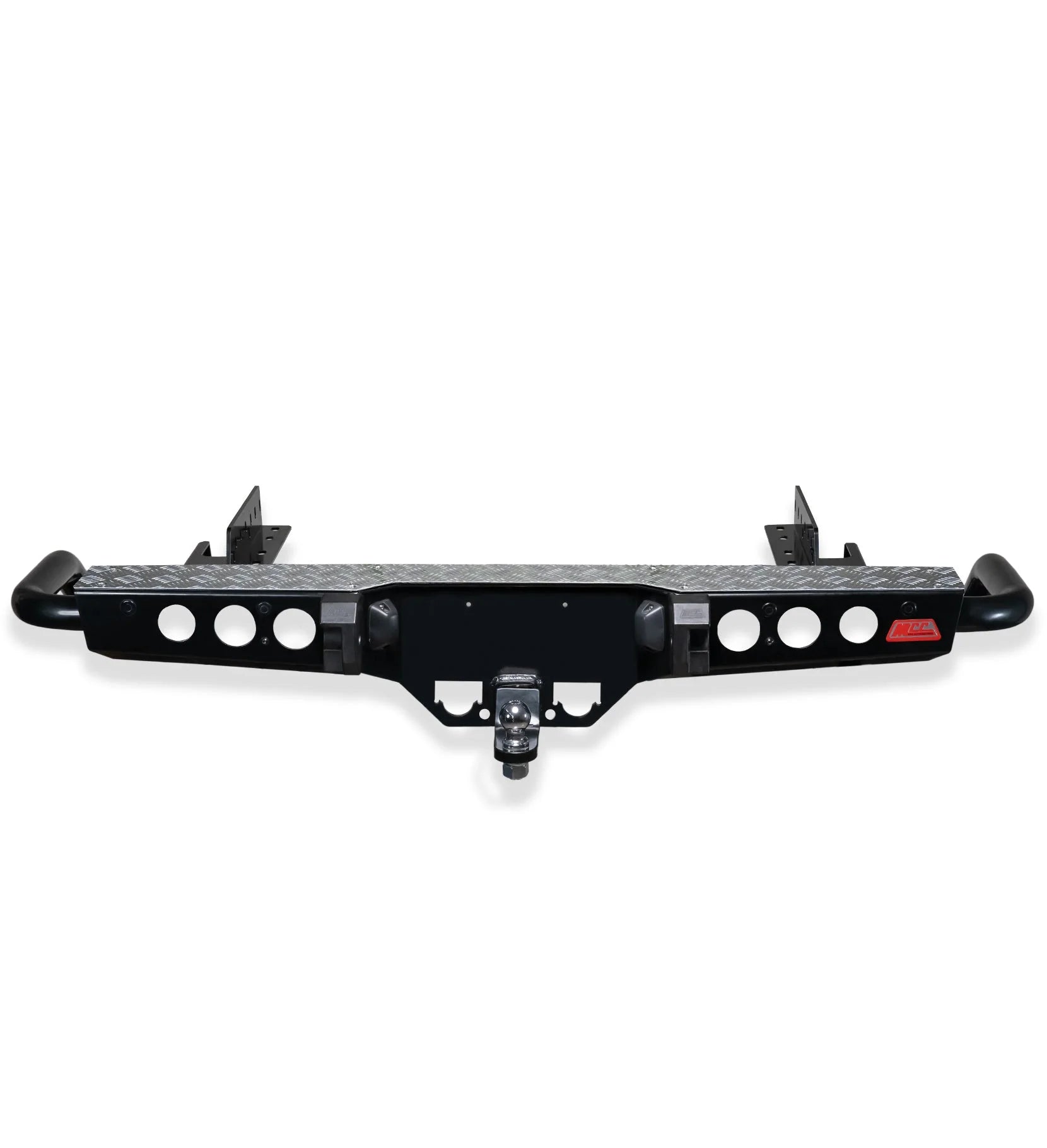 MCC 022-03 Jack Rear Bar with Chrome Step Plate Package TO SUIT MITSUBISHI TRITON (MK) 1996-2006