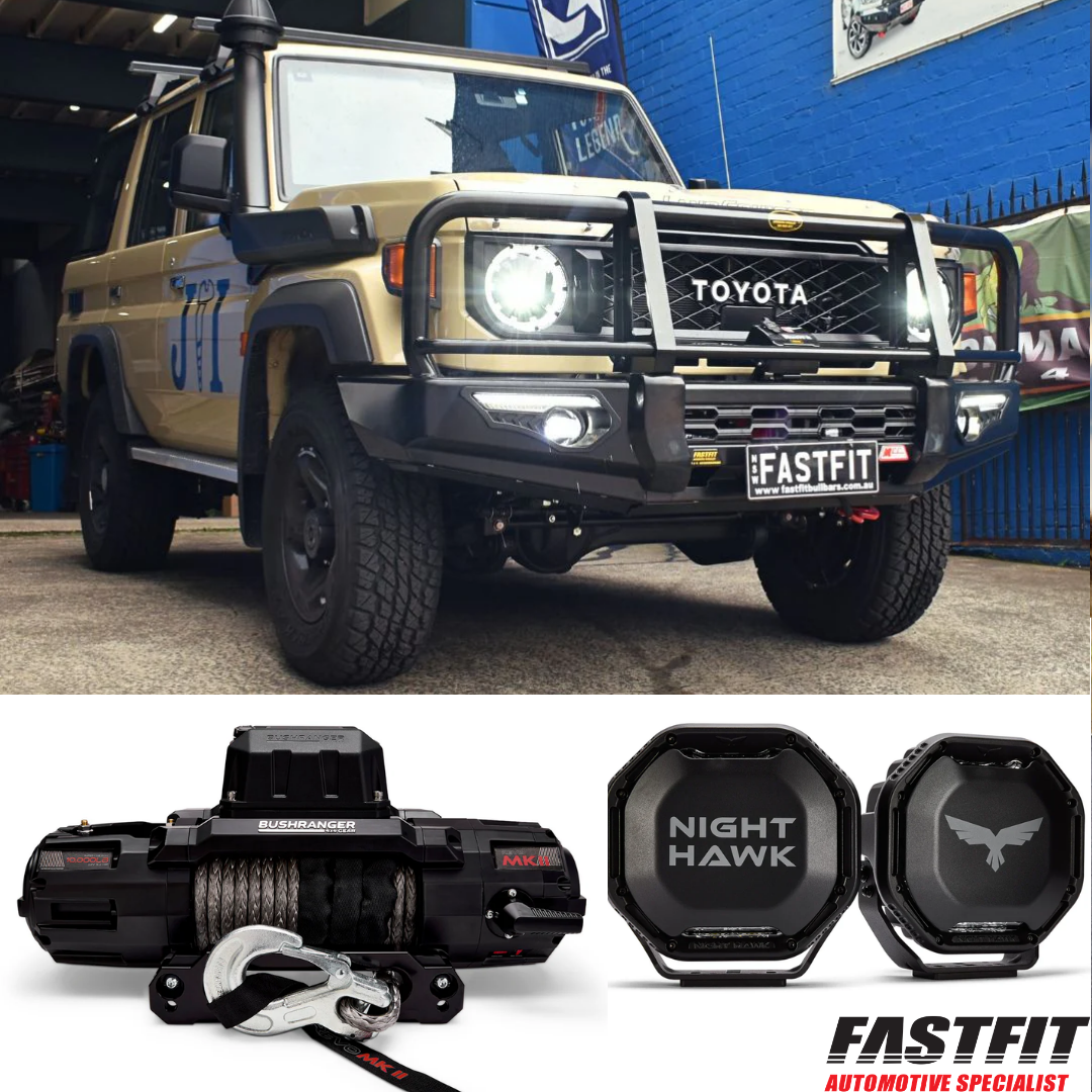 BULLBAR OFF ROAD PACKAGE TO SUIT ON TOYOTA Landcruiser 70S 2022-ON