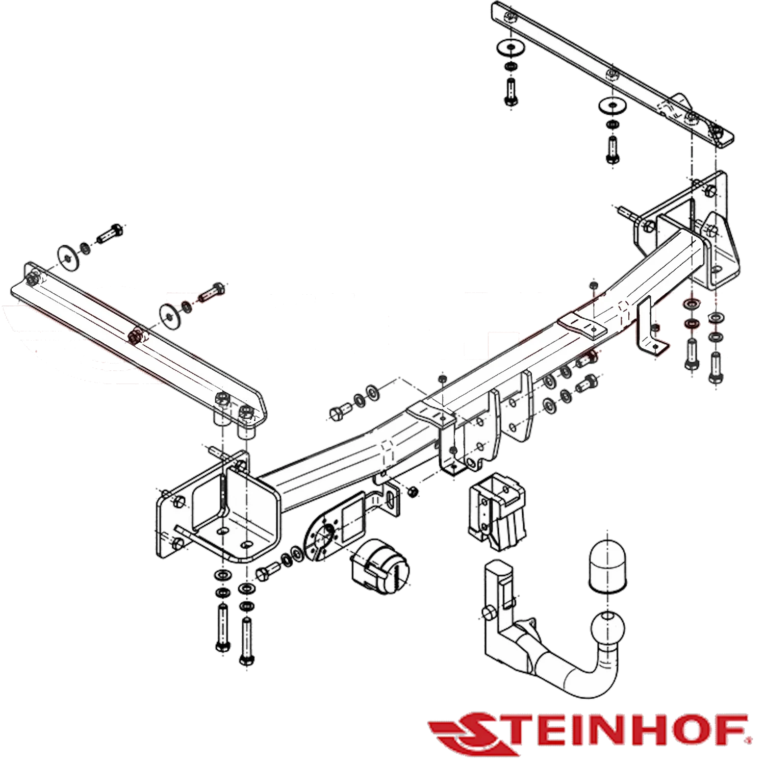 European Towbar for Mercedes-Benz C Class S203 Sedan & Wagon 11/2000 - 07/2007